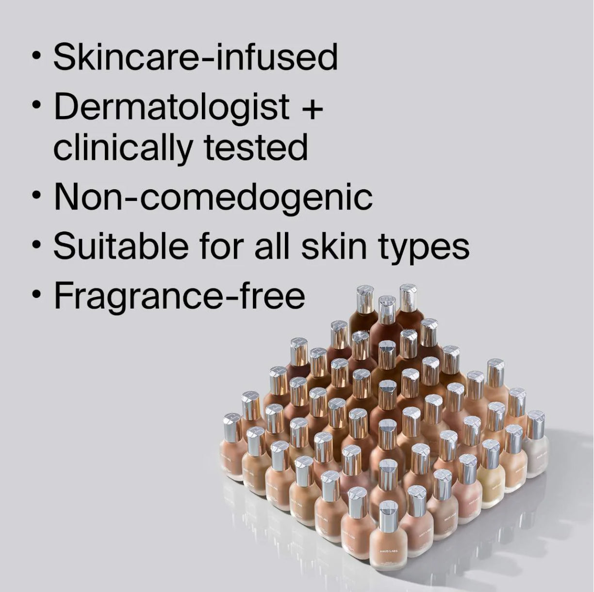HAUS LABS BY LADY GAGA
Triclone Skin Tech Medium Coverage Foundation with Fermented Arnica Tono- 250 Light Medium Neutral