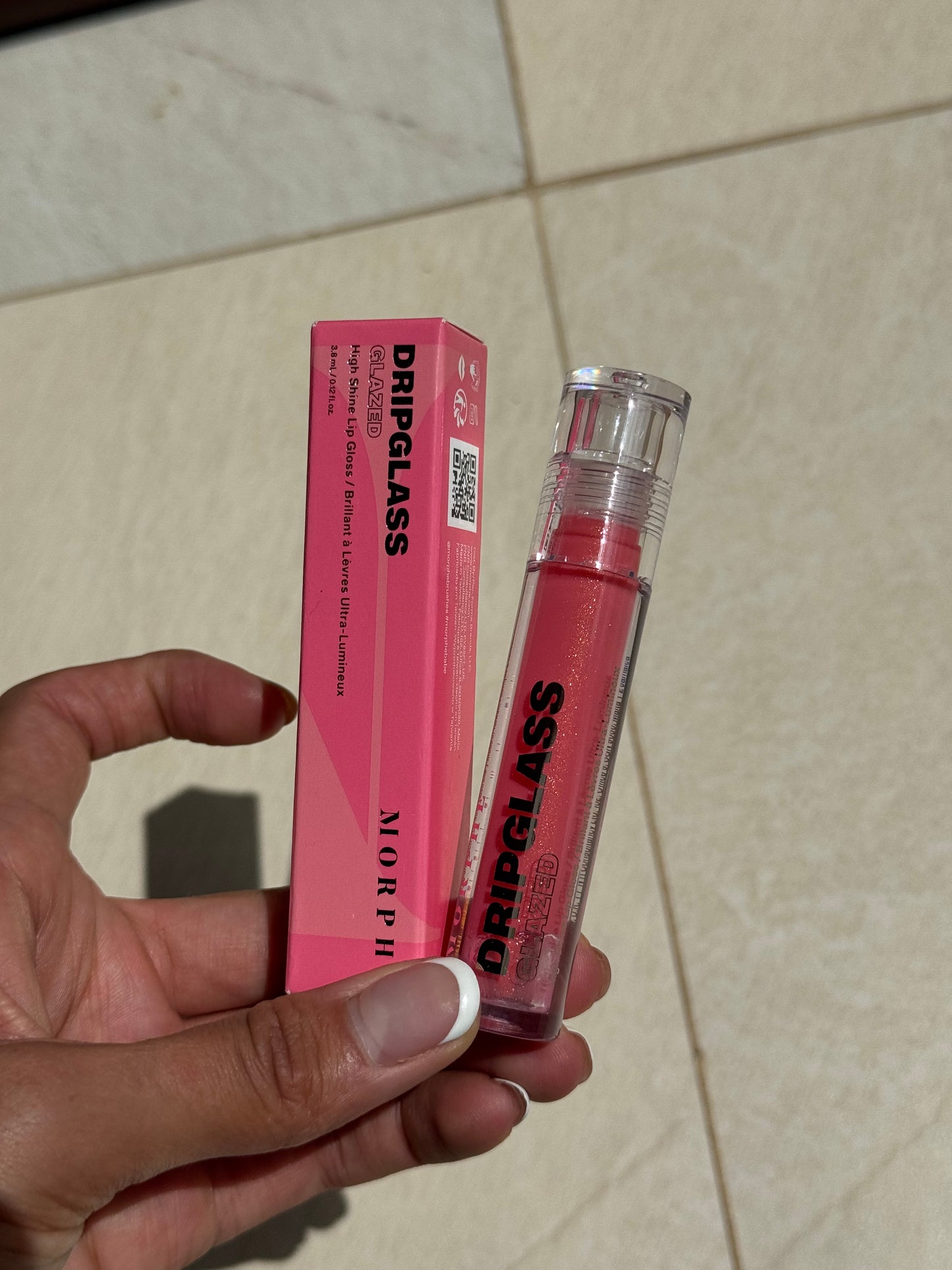 Dripglass Glazed High Shine Lip Gloss MORPHE- Pink Mirror