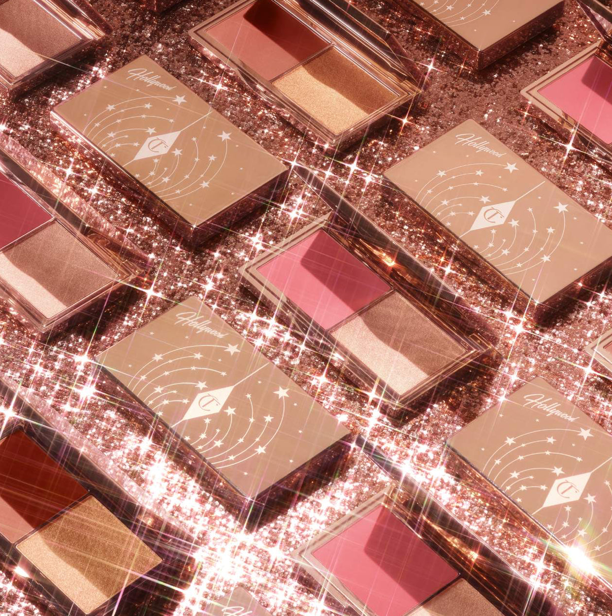 Mini HOLLYWOOD BLUSH & GLOW GLIDE PALETTE TAN TO DEEP