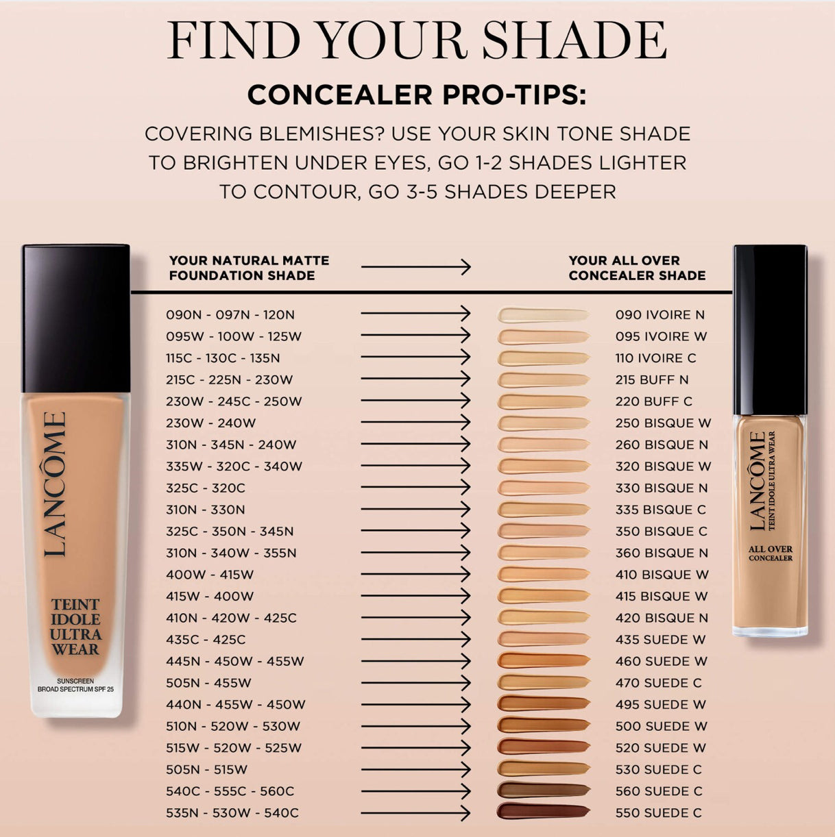 Lancôme Teint Idole Ultra 24H Long Wear Matte Foundation with Hyaluronic Acid & Vitamin E tono-125W