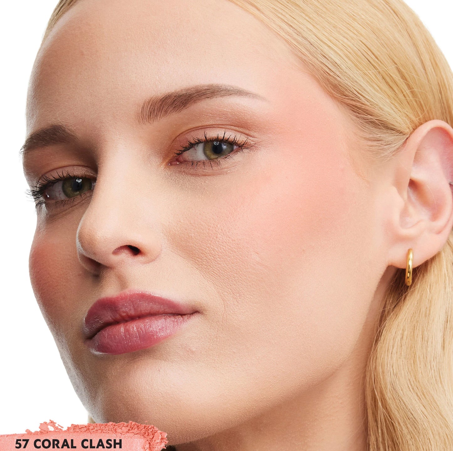 Make me Blush 24H Biuldable Blurring Powder Blush YSL- 57 CORAL CLASH