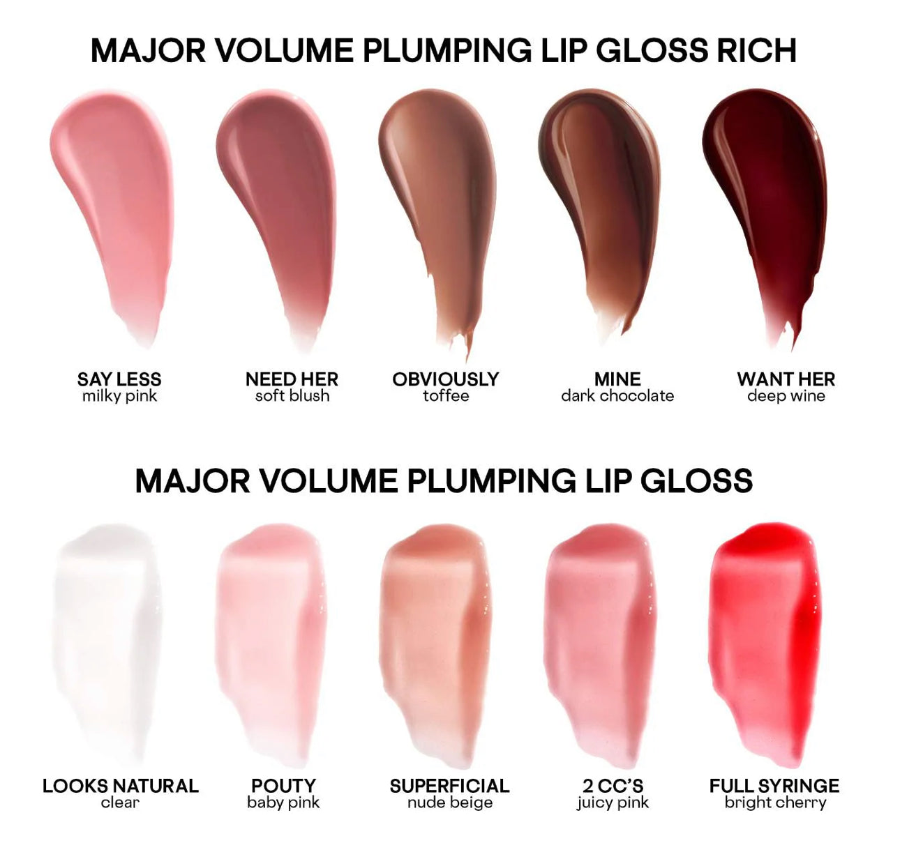 PATRICK TA Major Volume Plumping Lip Gloss tono- LOOKS NATURAL