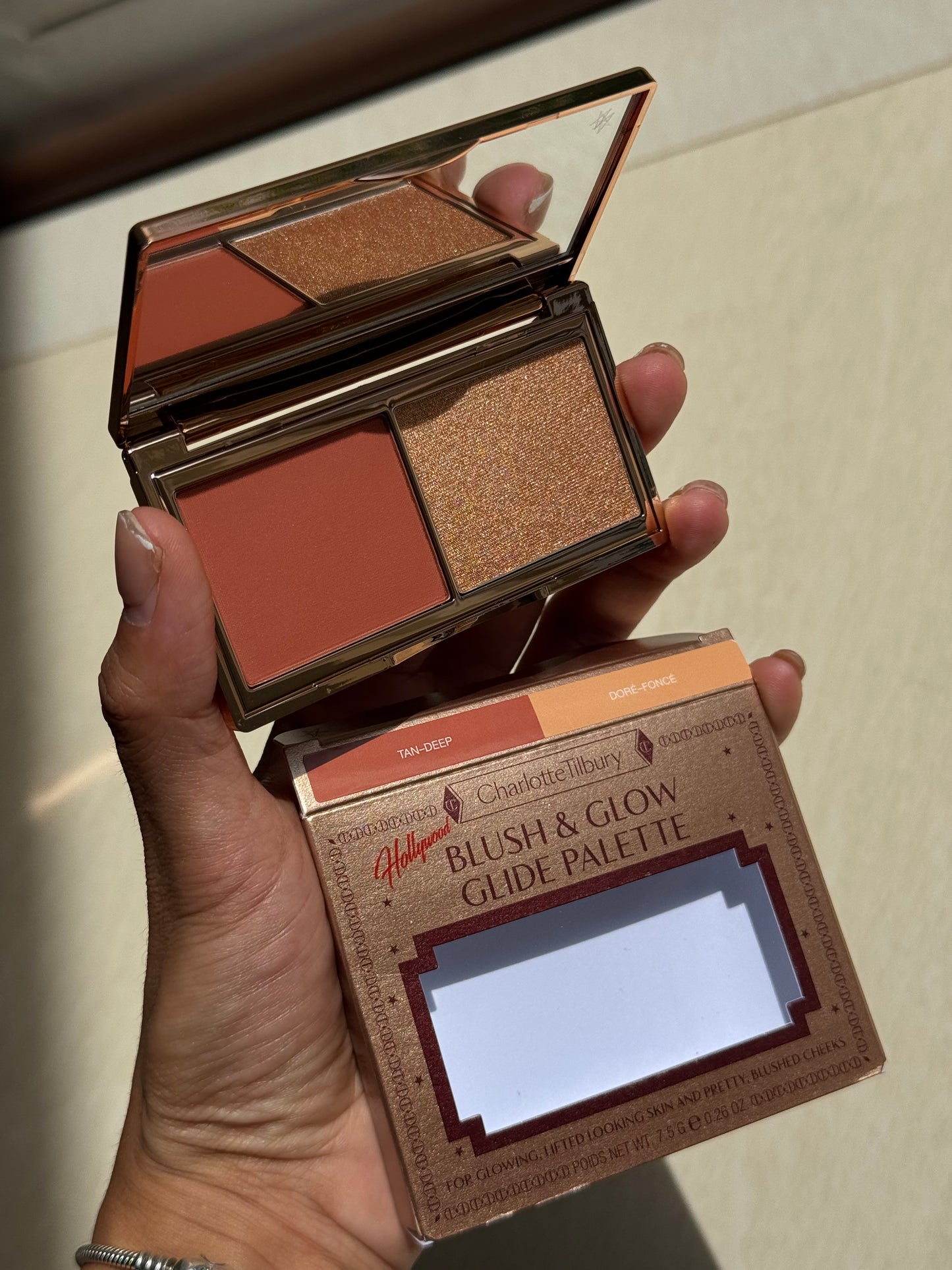 Mini HOLLYWOOD BLUSH & GLOW GLIDE PALETTE TAN TO DEEP