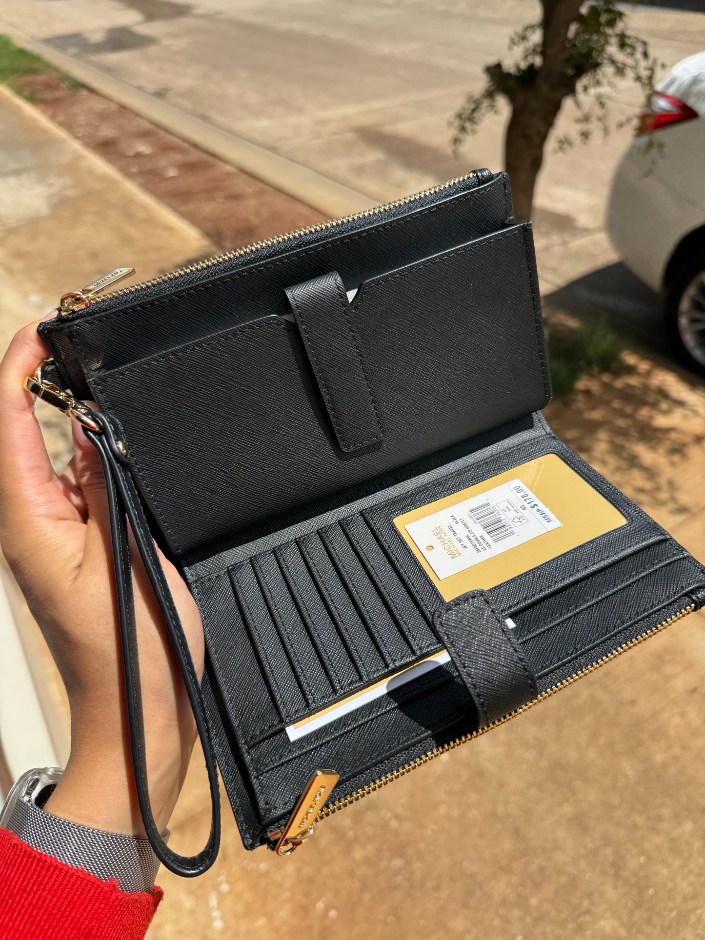 Phone Wallet Michael Kors Negra