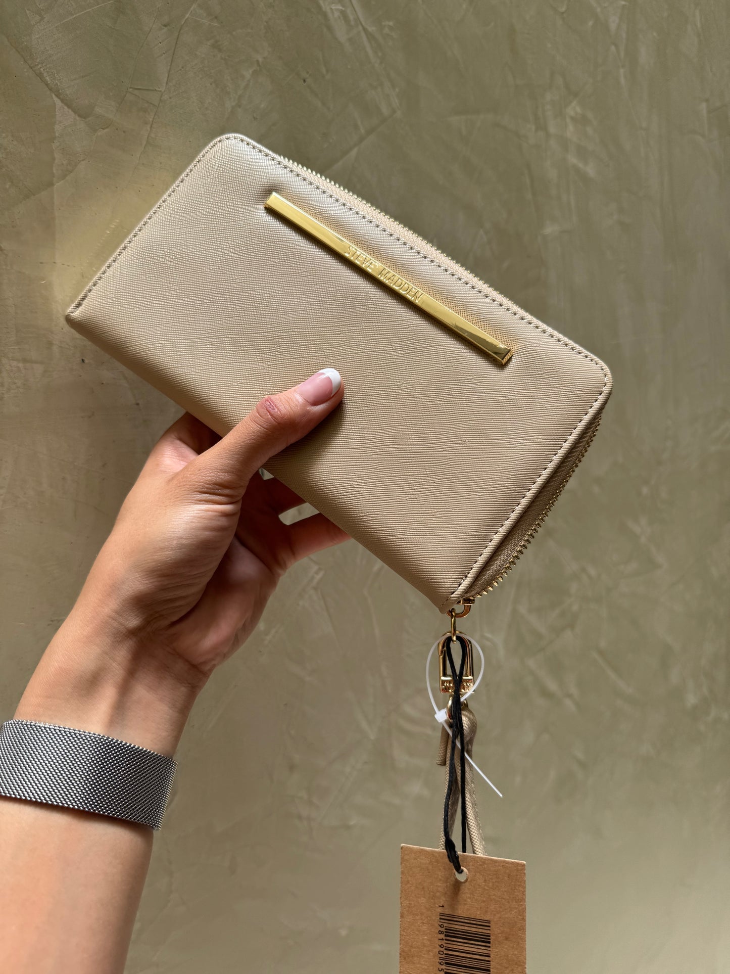 Cartera Steve Madden Beige