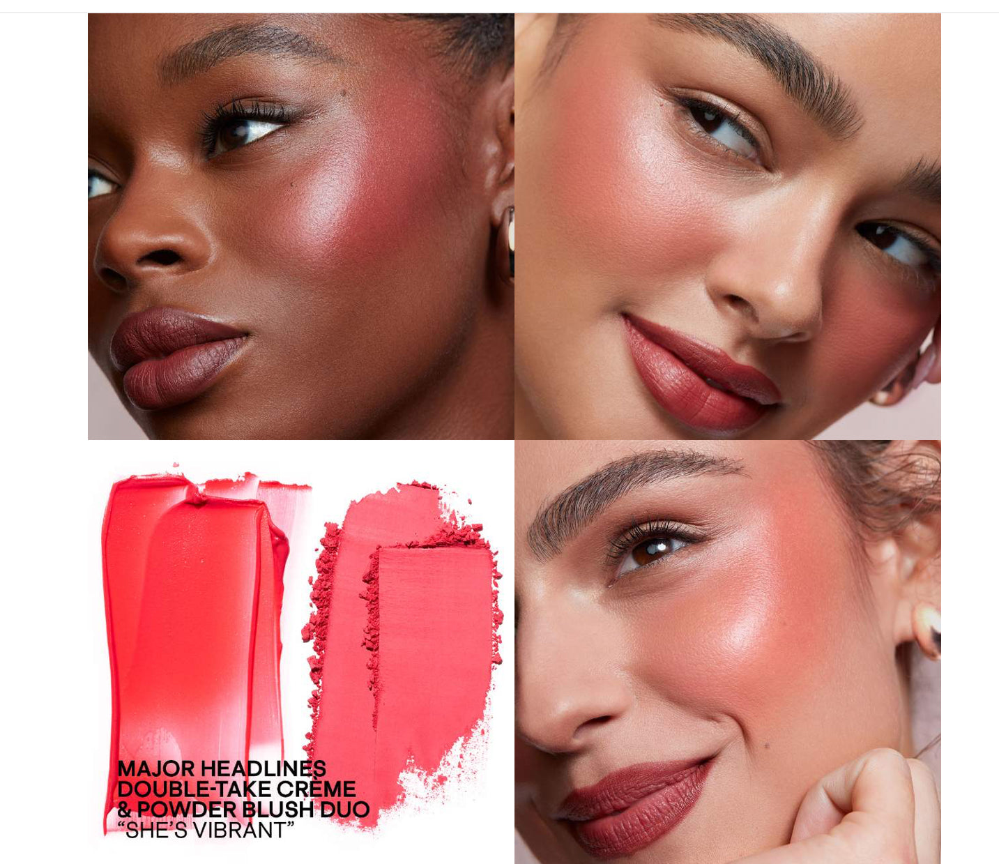 Double Take Crème & Powder Blush Patrick Ta SHE’S VIBRANT