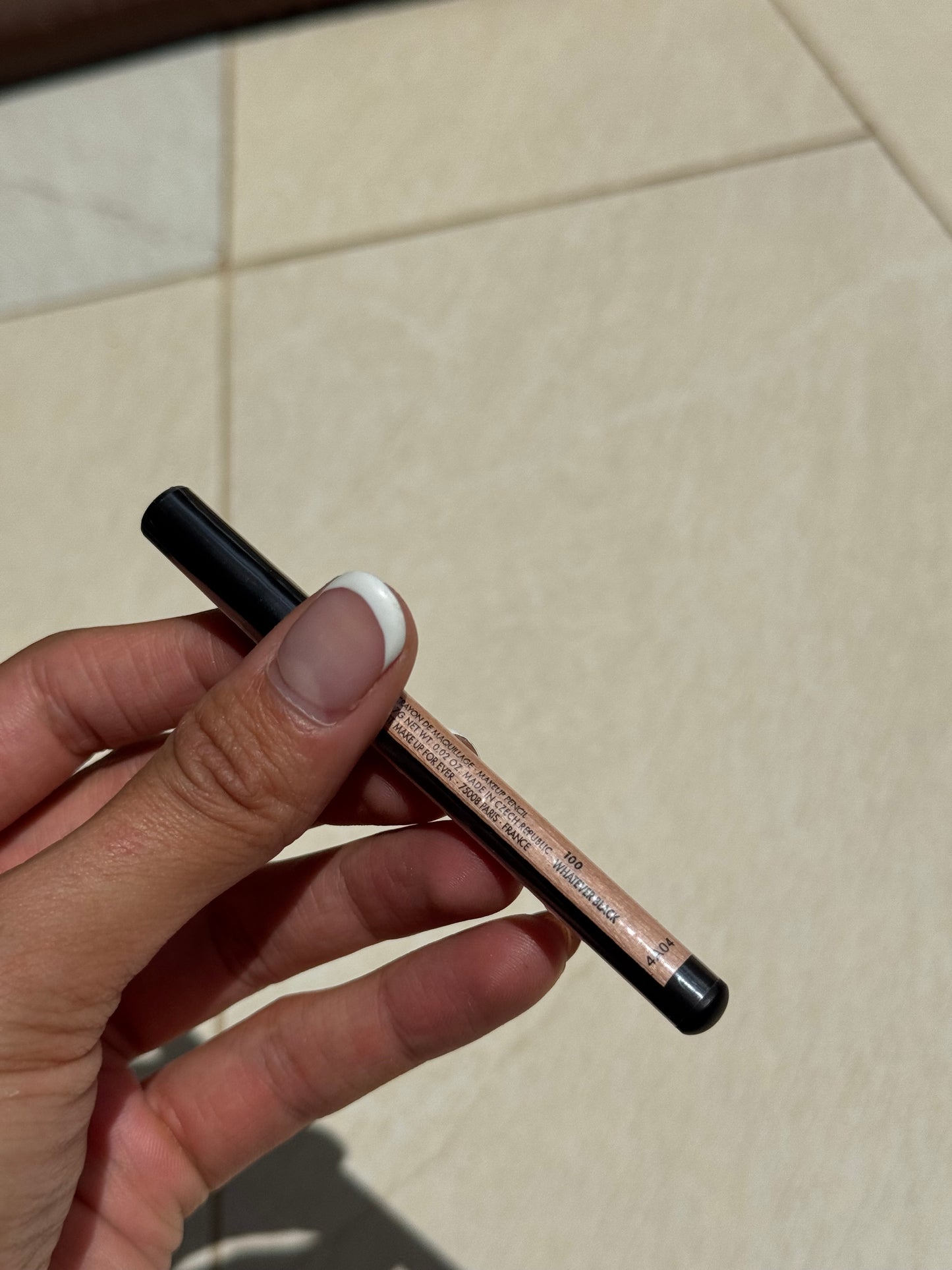 MAKE UP FOR EVER Mini Artist Color Pencil Longwear Eyeliner tono- 100 Whatever Black