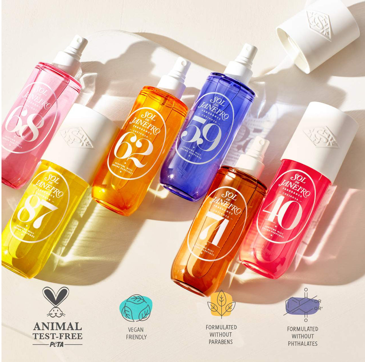 Rio Radiance Perfume Mist SOL DE JANEIRO 90ml Cheirosa 87