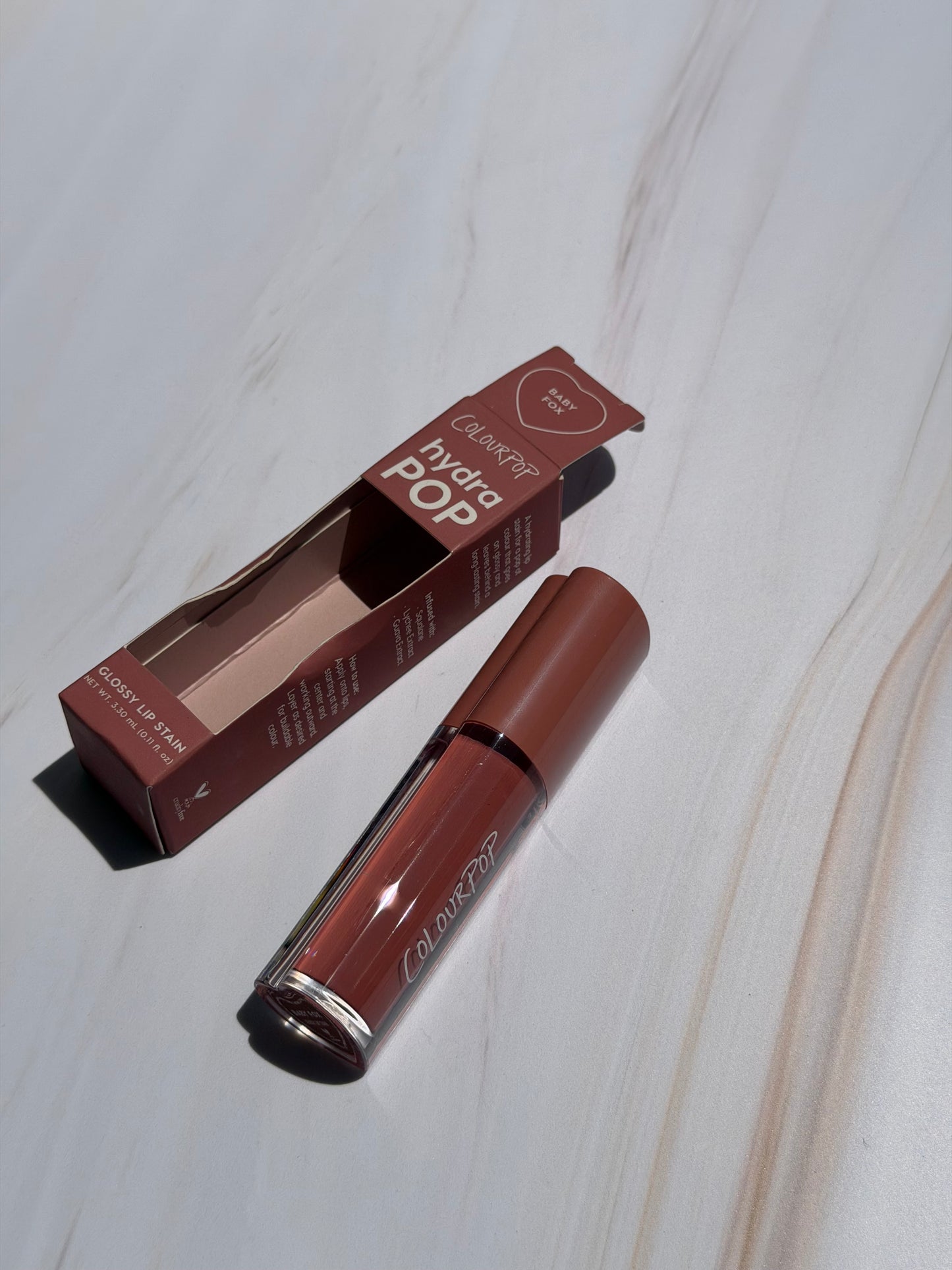 HydraPop Lip Stain- COLOURPOP tono Baby Fox