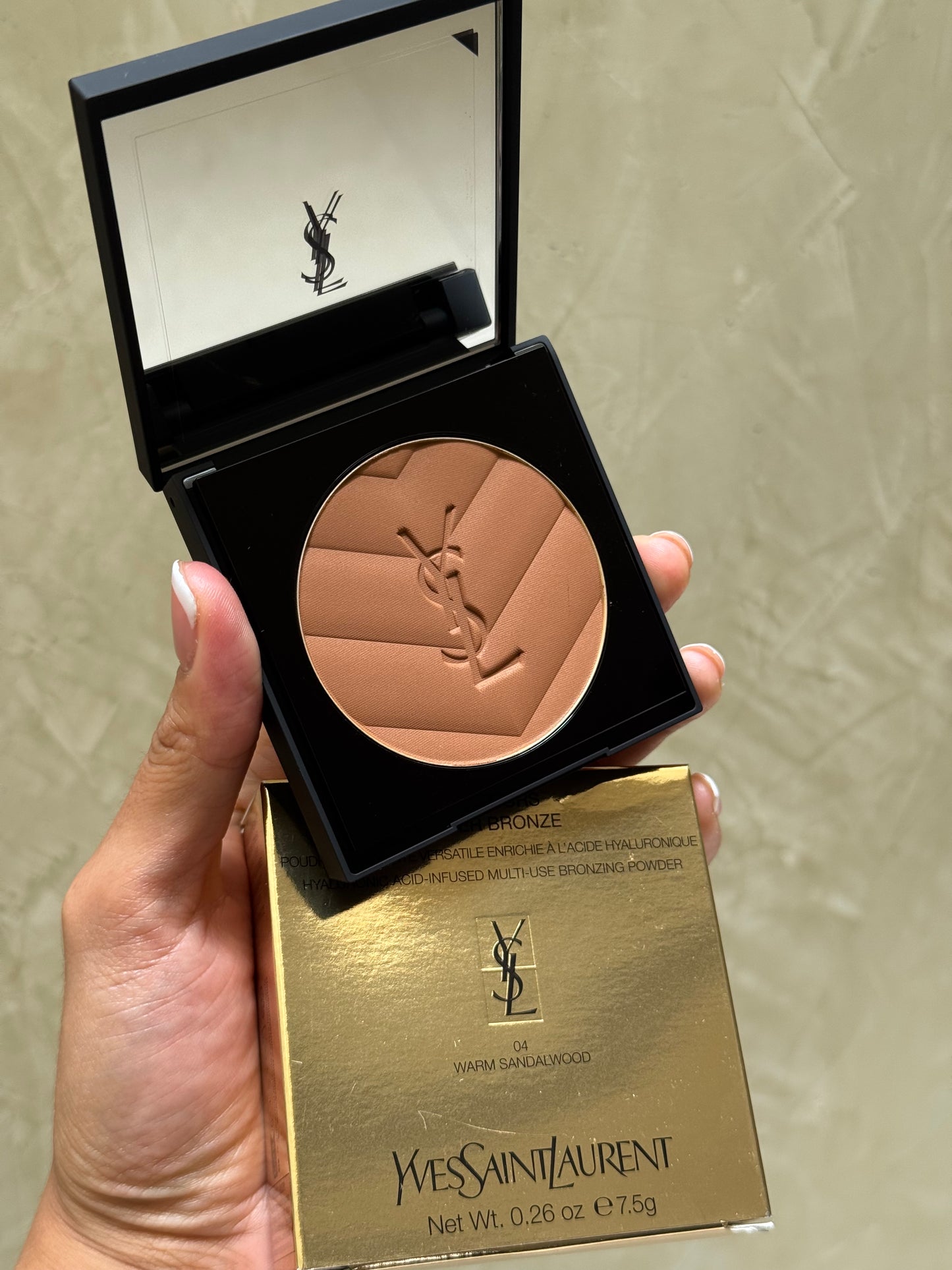 Yves Saint Laurent All Hours 24H Hyper Sunkissed Glow Bronzer TONO-04 Warm Sandalwood
