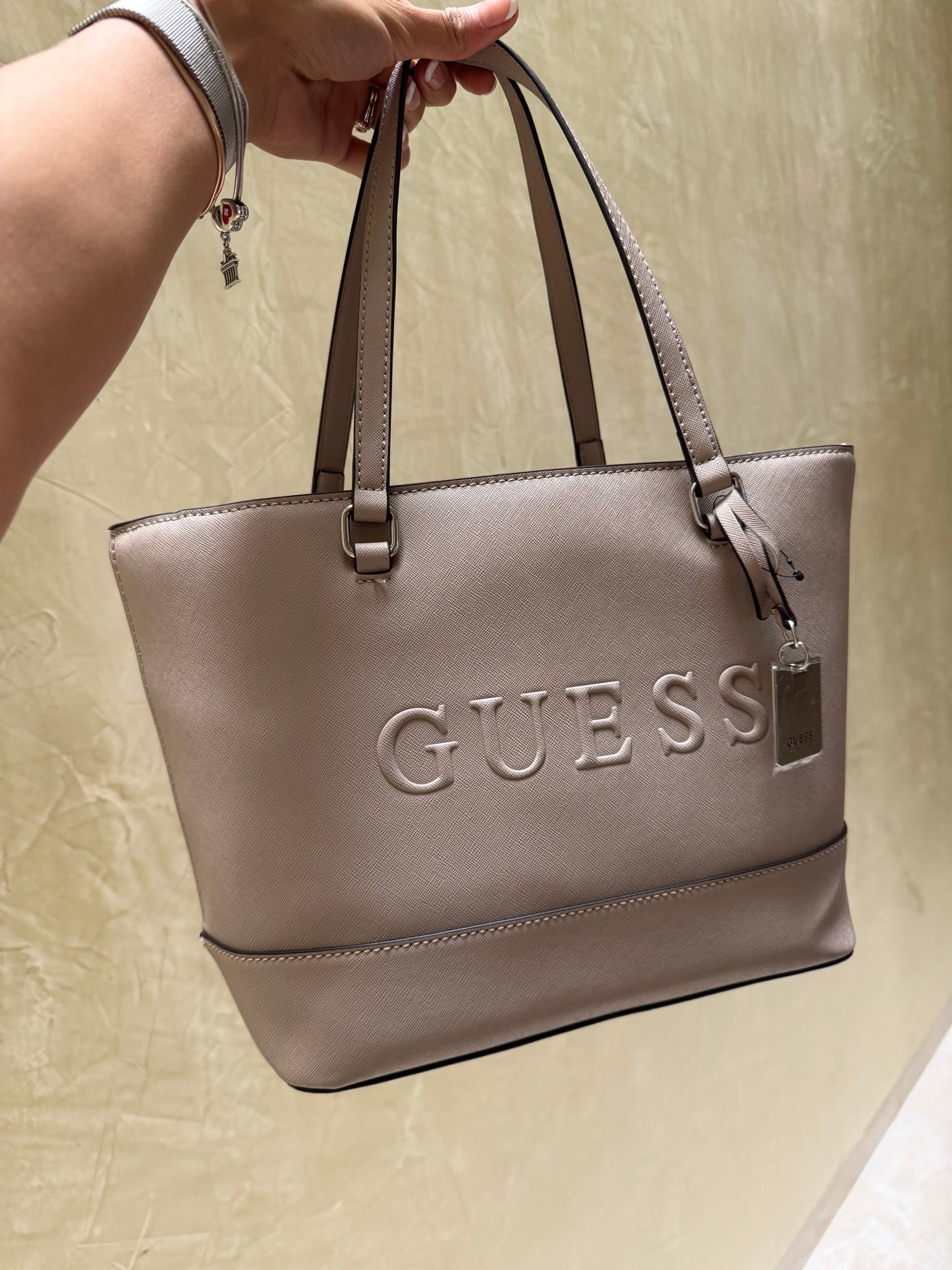 Shoulder Bag GUESS Beige