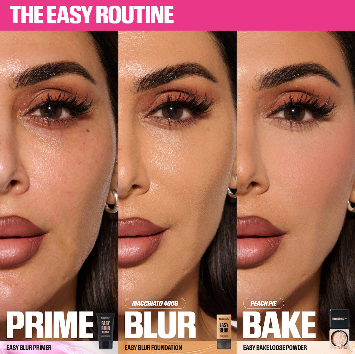 HUDA BEAUTY
Easy Bake Blurring Loose Baking & Setting Powder Tono- Banana Bread