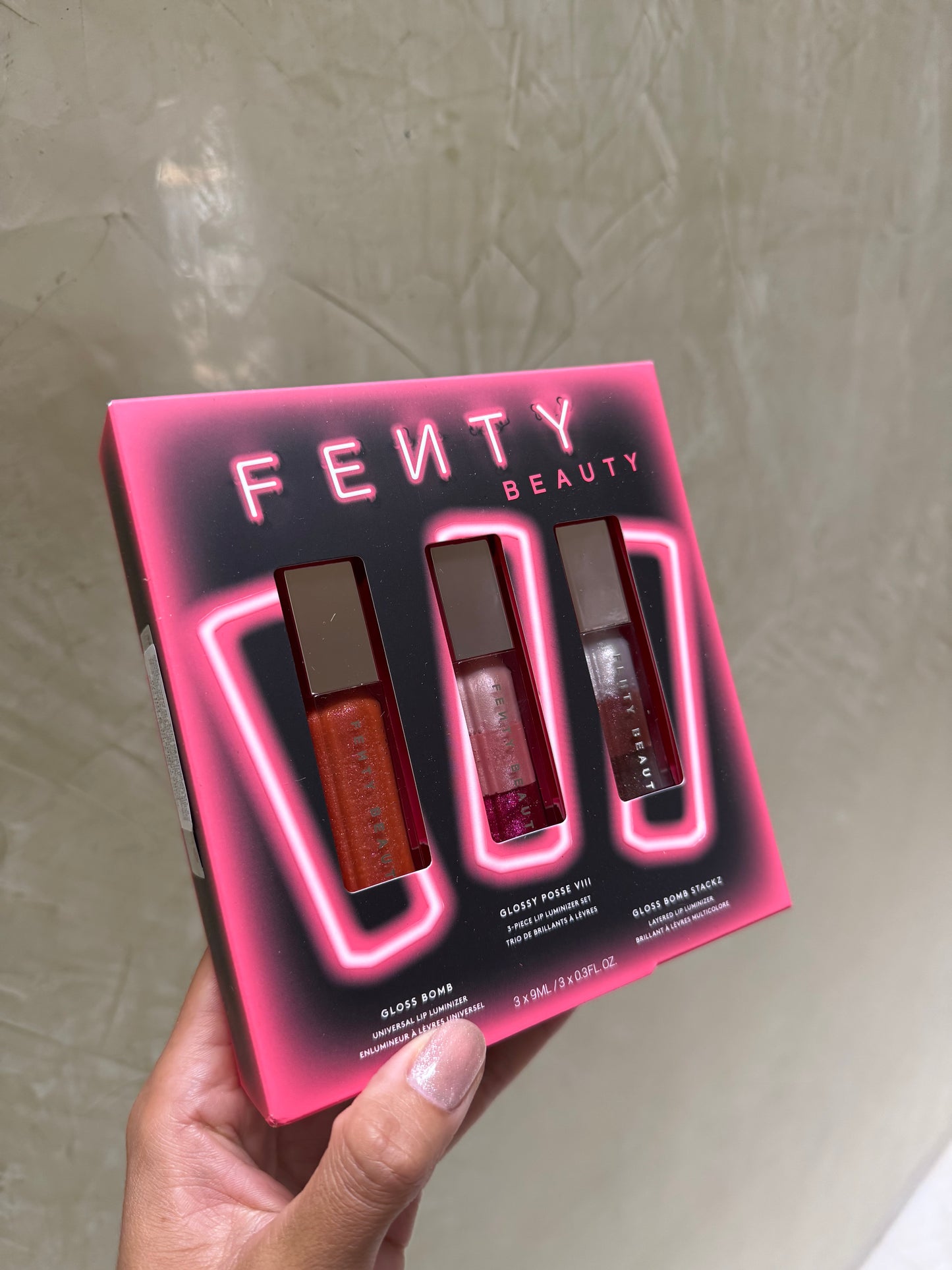 Fenty Beauty by Rihanna Glossy Posse VIII 3-Piece Lip Luminizer Set