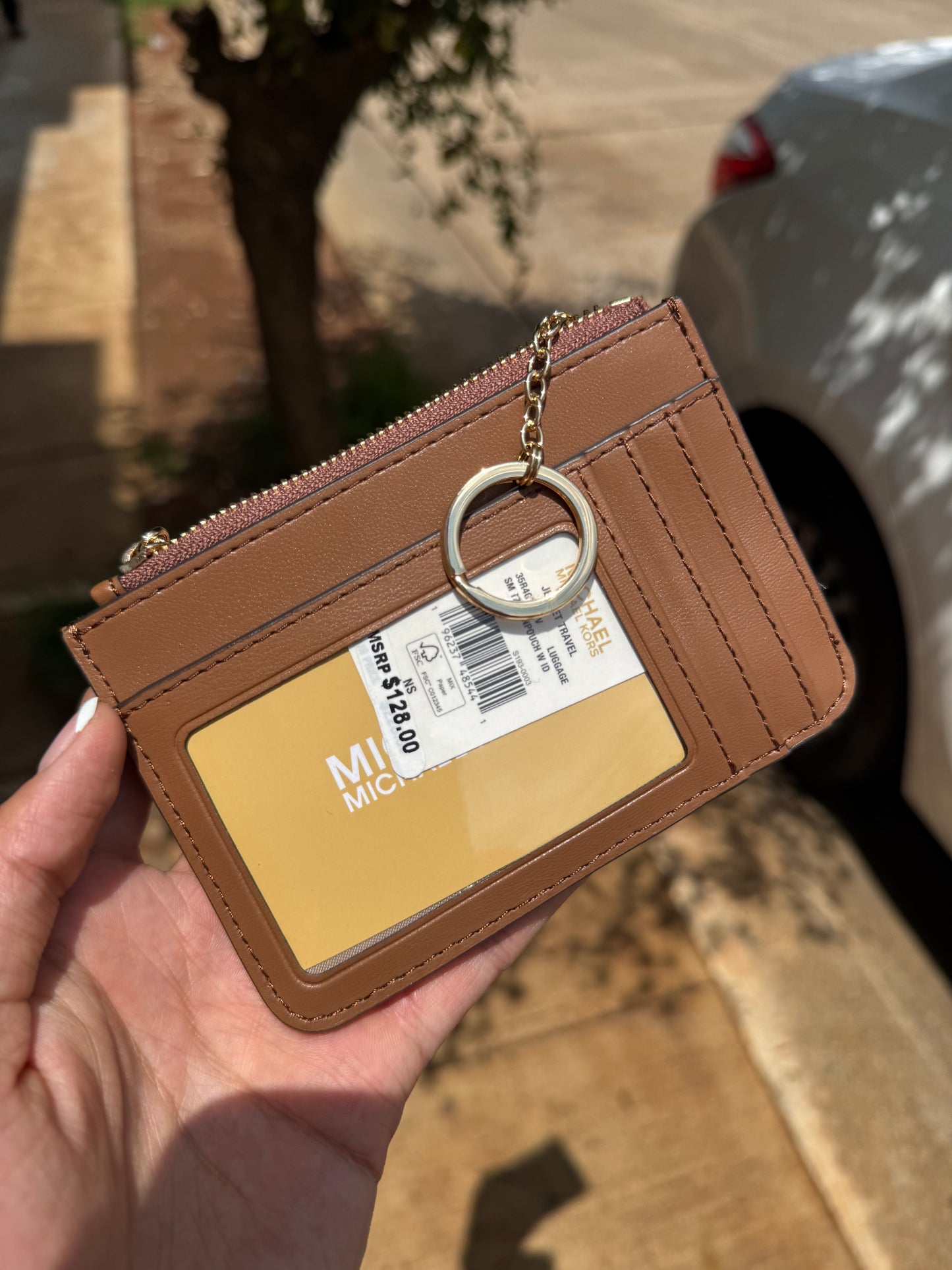 Tarjetero Michael Kors Café de Piel