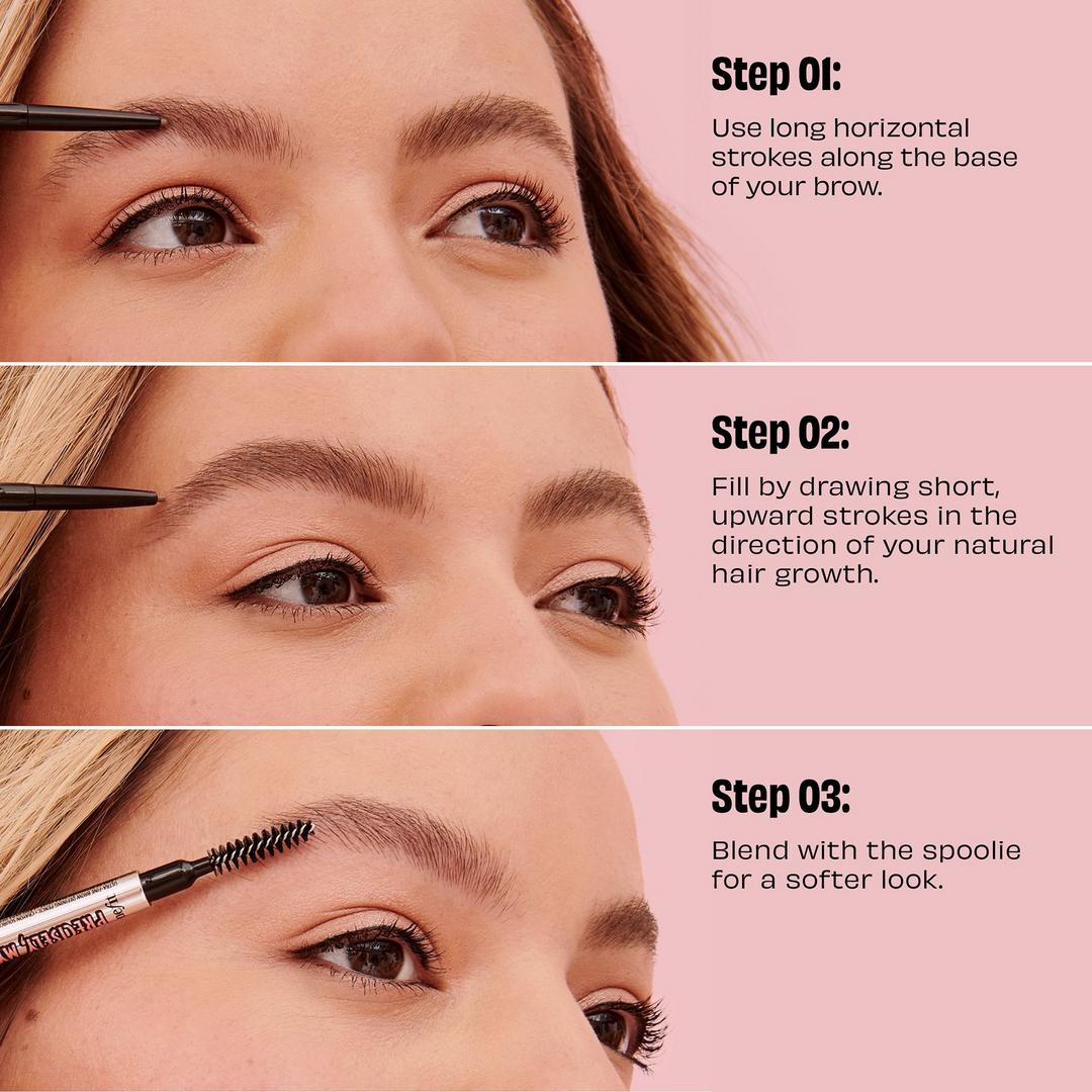 MINI Benefit Cosmetics Precisely, My Brow Pencil Waterproof Eyebrow Definer Tono- 4
