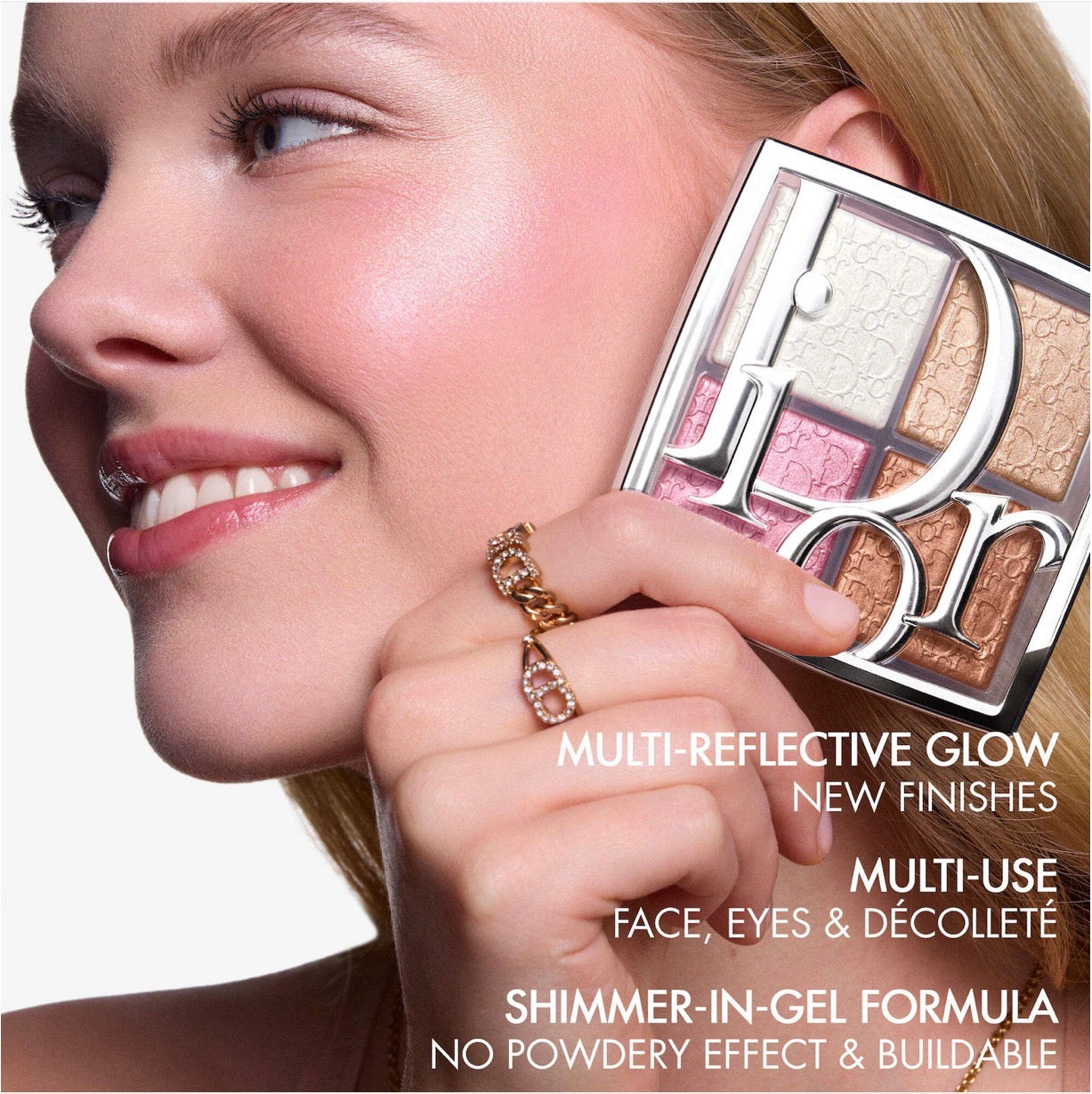 DIOR Backstage Glow Maximizer Face Palette - 005 Sunlit Amber Glow