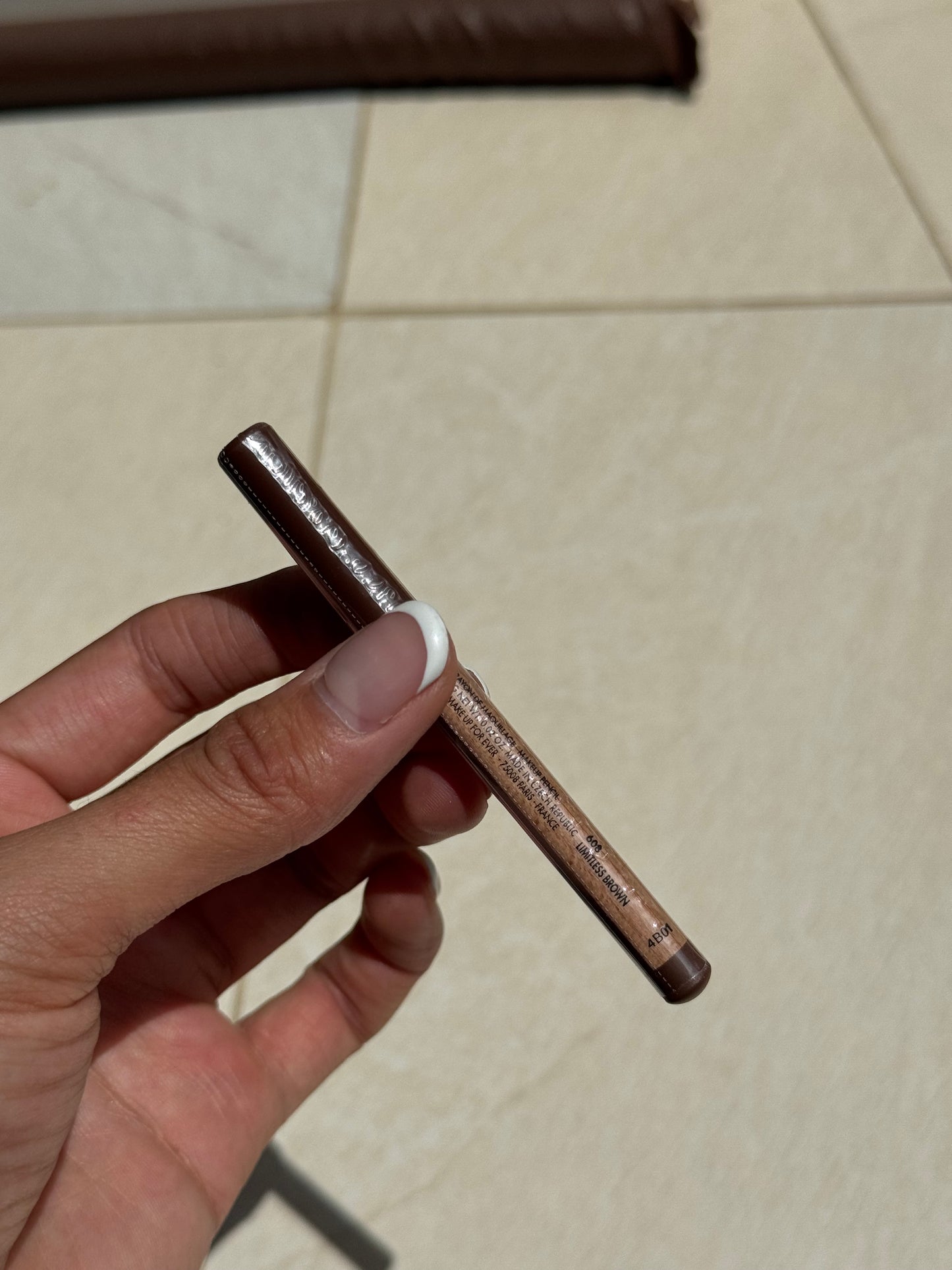 MAKE UP FOR EVER Mini Artist Color Pencil Longwear Lip Liner tono- 608 Limitless Brown
