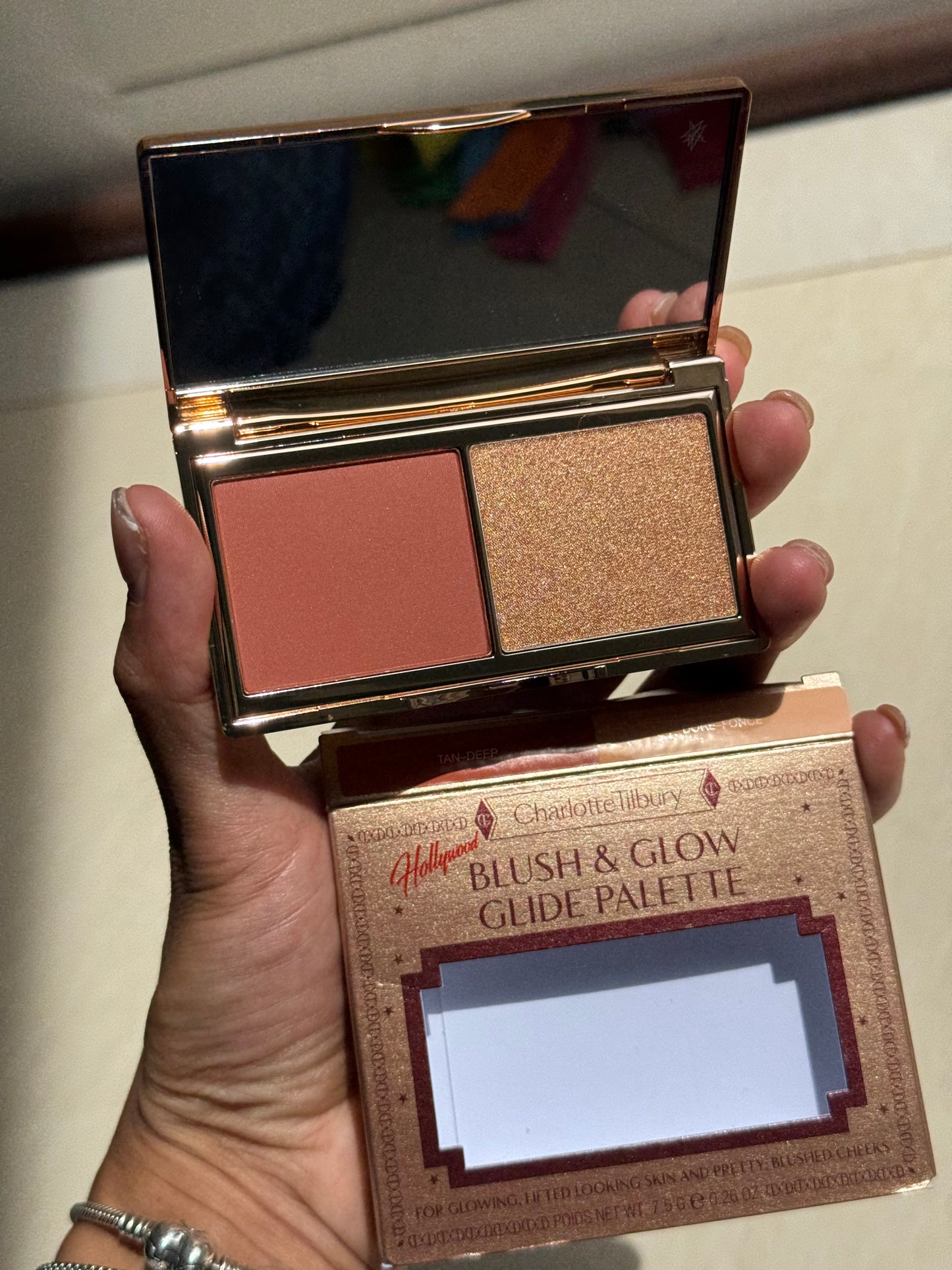 Mini HOLLYWOOD BLUSH & GLOW GLIDE PALETTE TAN TO DEEP