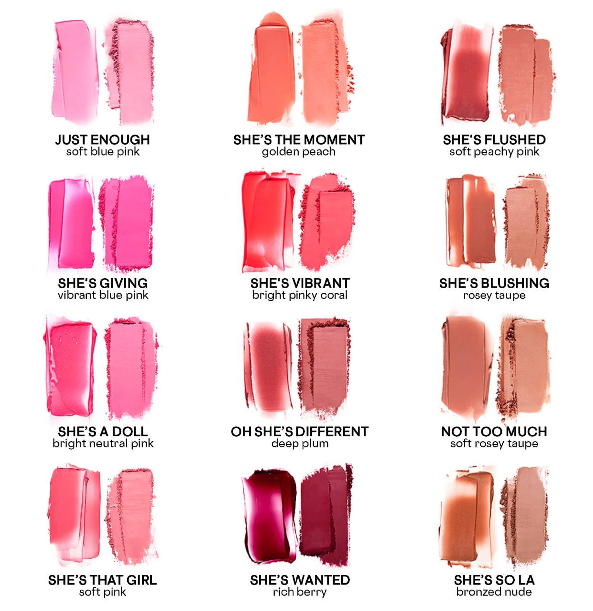 Double Take Crème & Powder Blush Patrick Ta JUST ENOUGH