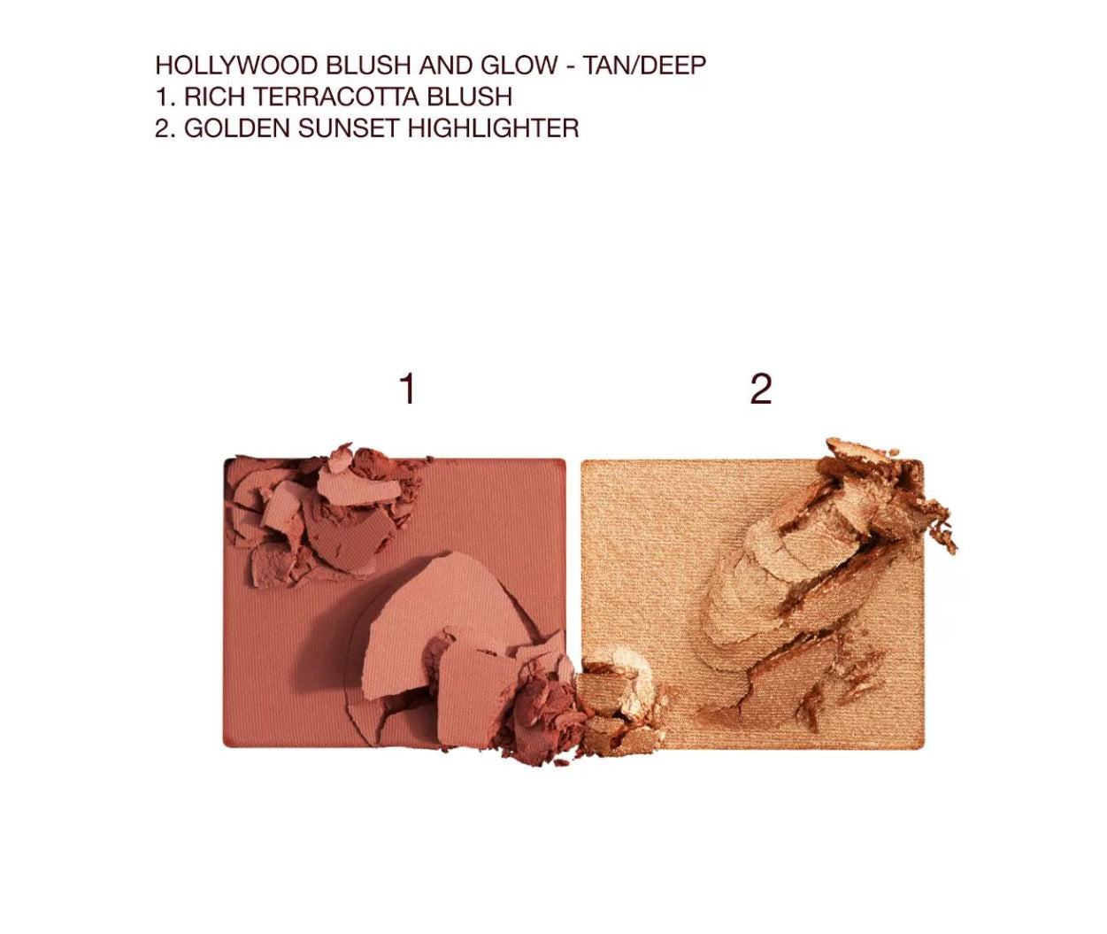 Mini HOLLYWOOD BLUSH & GLOW GLIDE PALETTE TAN TO DEEP