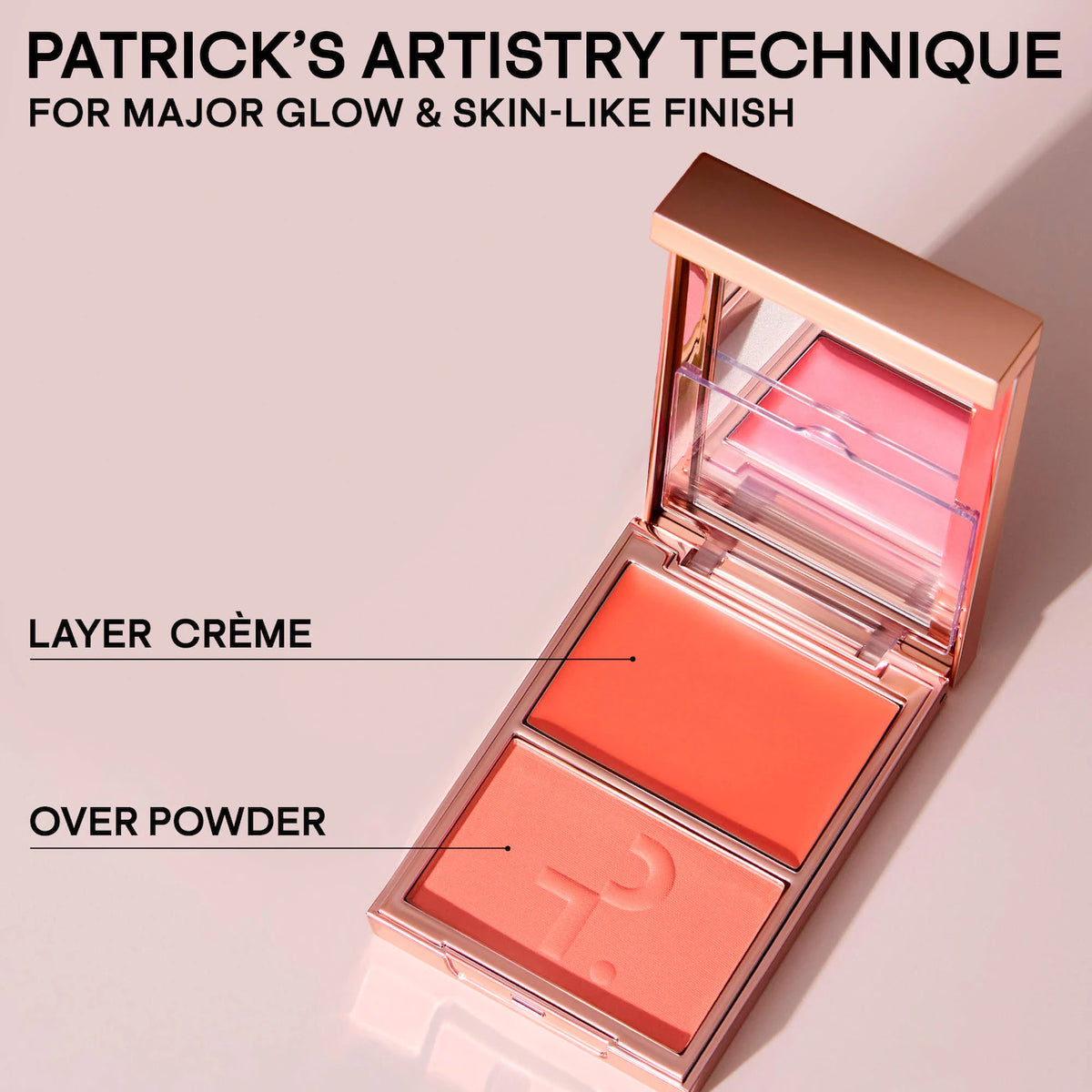 PATRICK TA - Mini Major Headlines Double-Take Crème & Powder Blush Duo tono- she goes to the gym