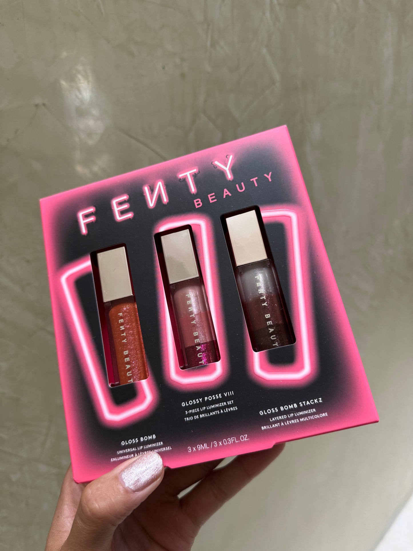 Fenty Beauty by Rihanna Glossy Posse VIII 3-Piece Lip Luminizer Set