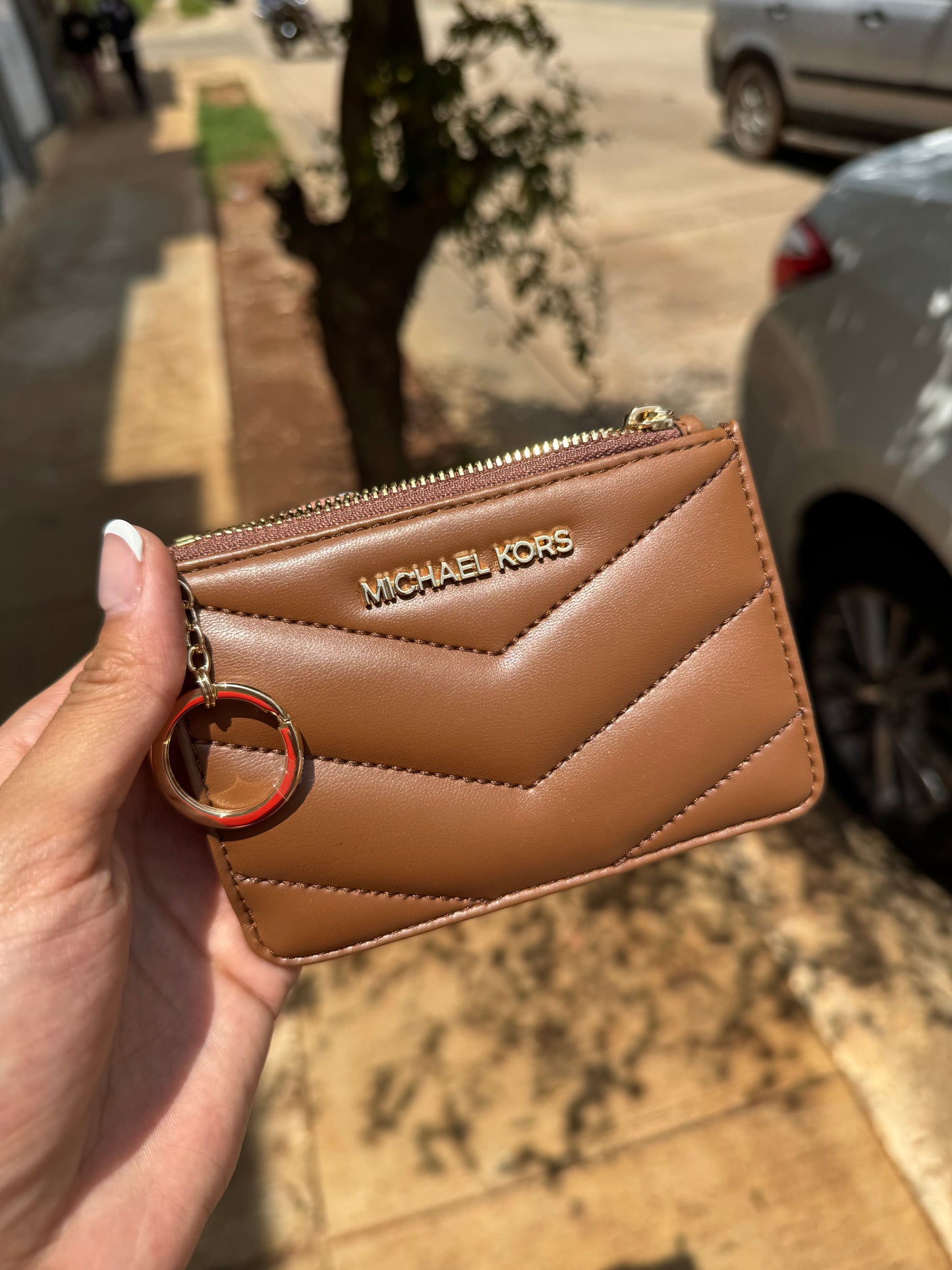 Tarjetero Michael Kors Café de Piel