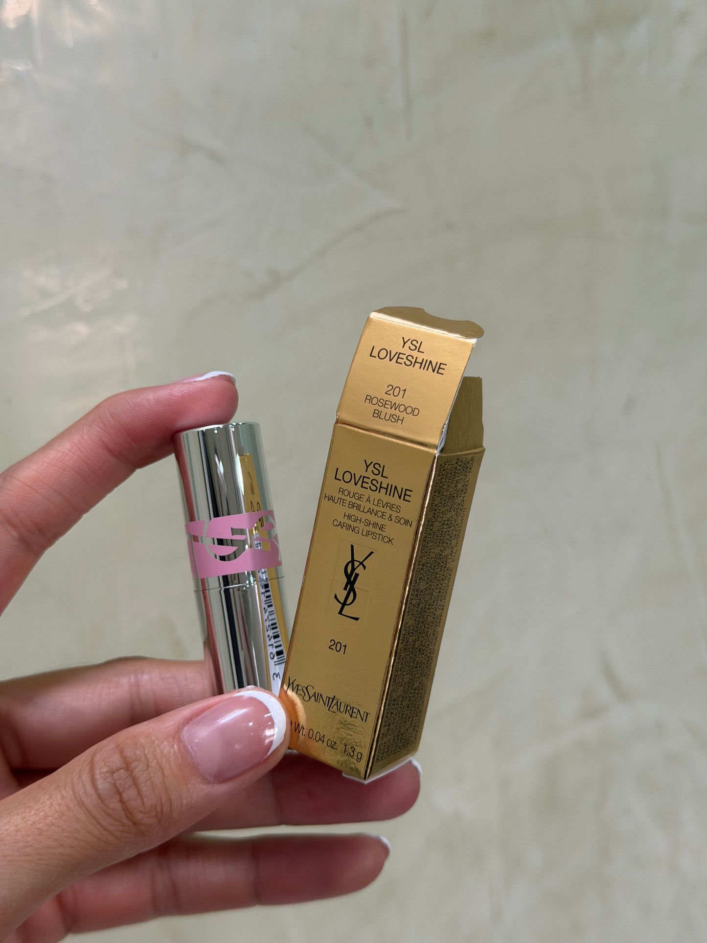 Mini Yves Saint Laurent YSL Loveshine Lip Oil Stick Tono- 201 Rosewood Blush