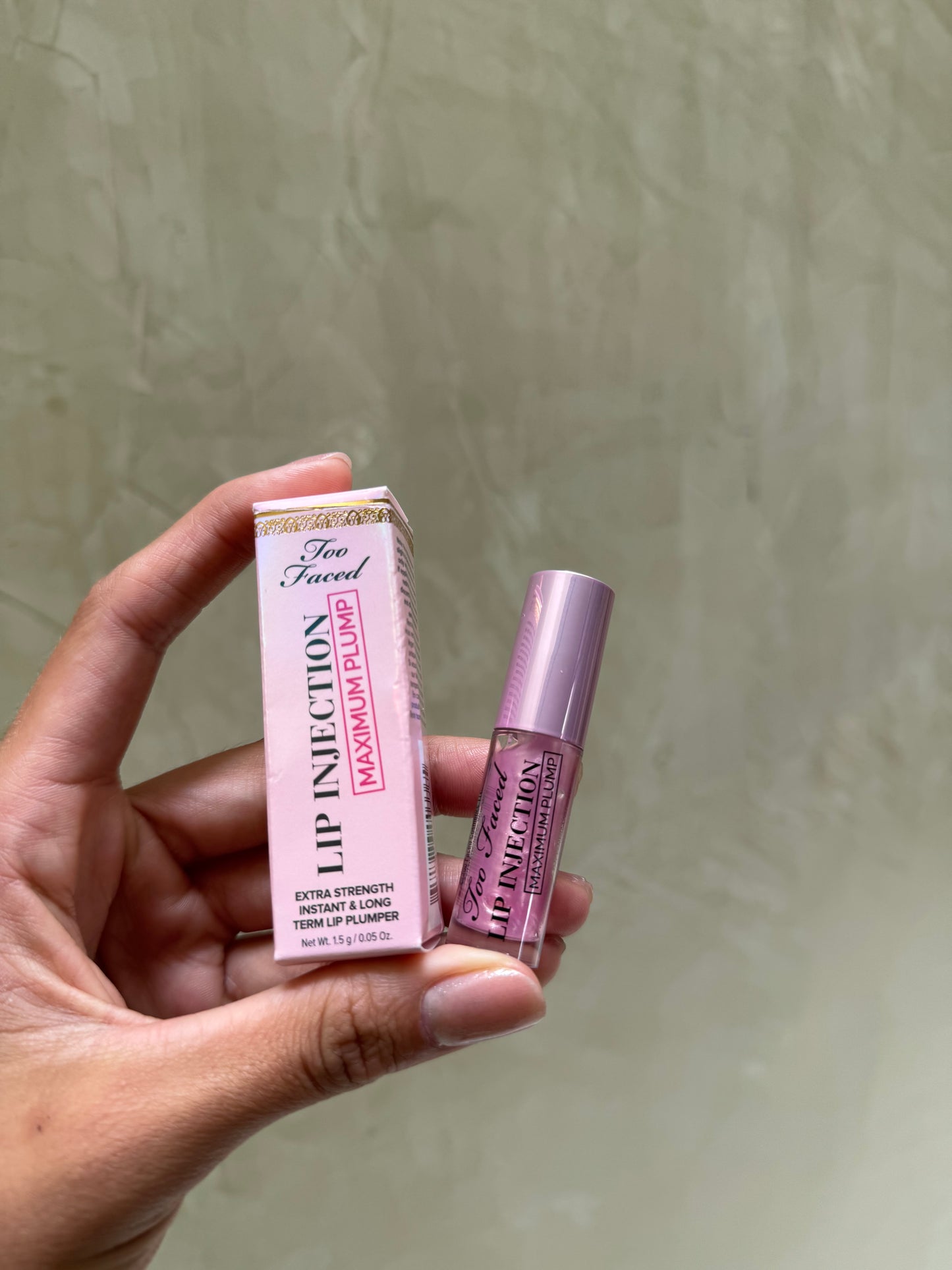 Mini Lip Injection Too Faced Maximum Plump