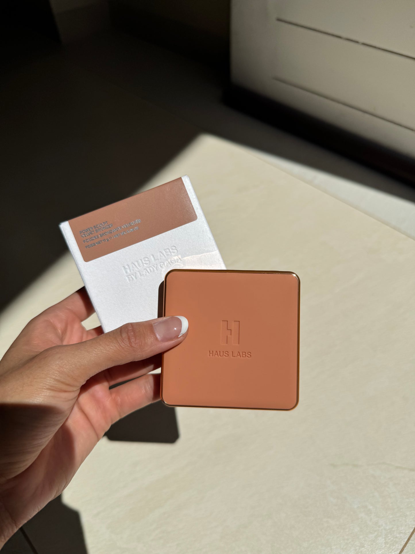 HAUS LABS BY LADY GAGA Power Sculpt Velvet Talc-Free Powder Bronzer- Amber Horizon Medium