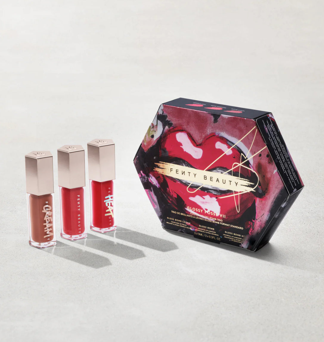 GLOSSY POSSE VOLUME 7.0 FULL-SIZE GLOSS BOMB TRIO- Fenty Beauty