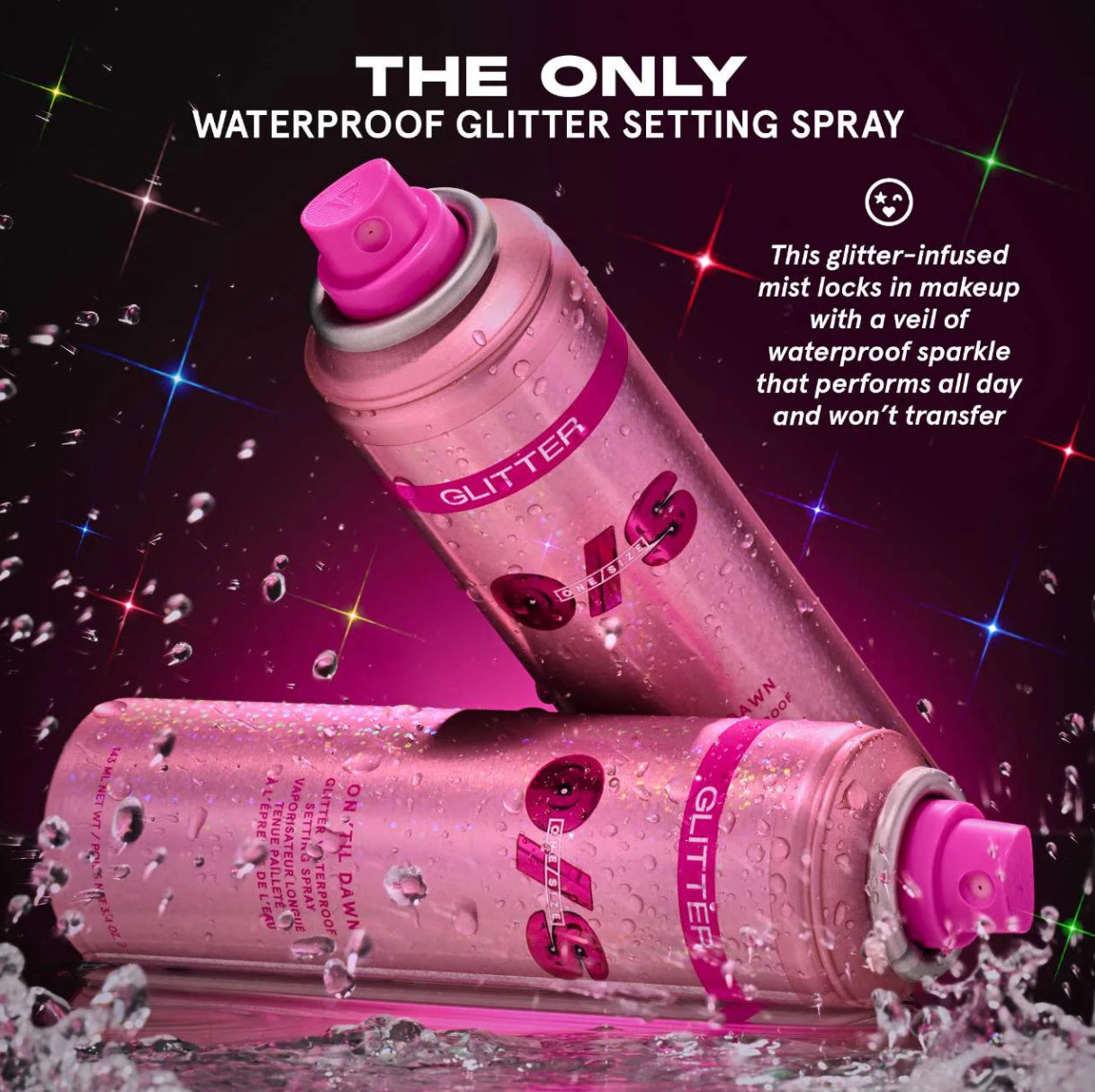 ONE/SIZE by Patrick Starrr On 'Til Dawn Glitter Waterproof Setting Spray