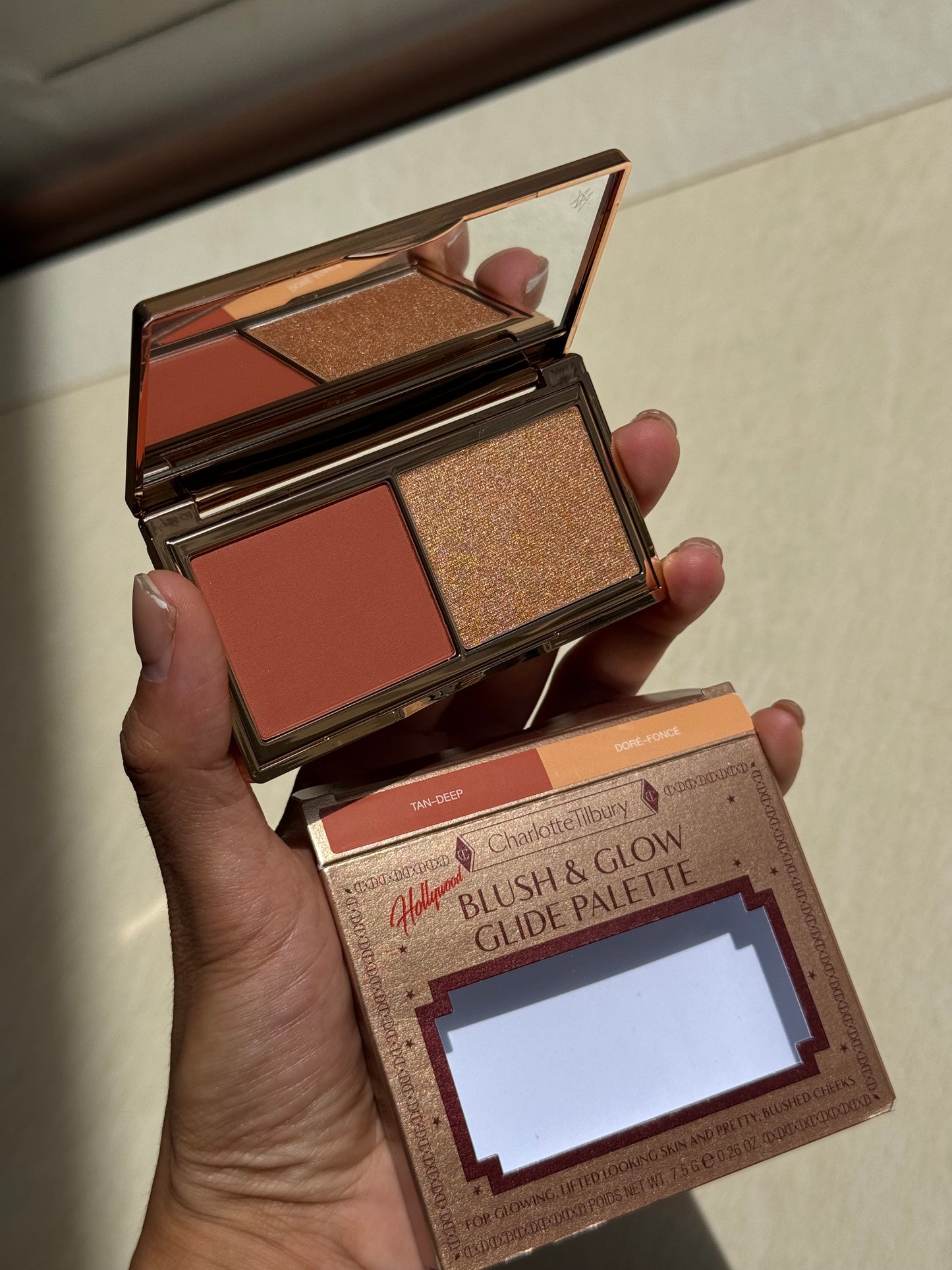 Mini HOLLYWOOD BLUSH & GLOW GLIDE PALETTE TAN TO DEEP