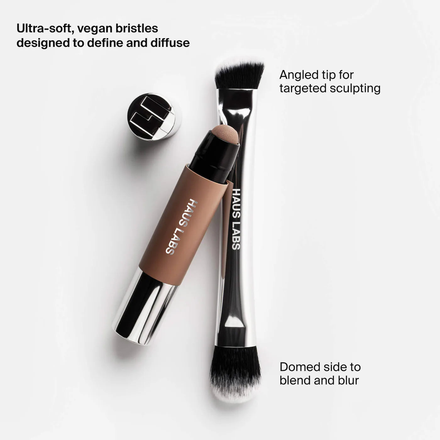 HAUS LABS BY LADY GAGA-Dual-Ended Precision Sculpting Brush