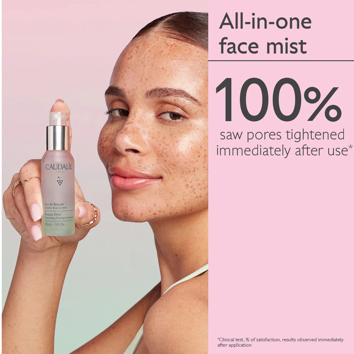 Beauty Elixir Prep, Set, Glow Face Mist- Caudalie 30ml Mini