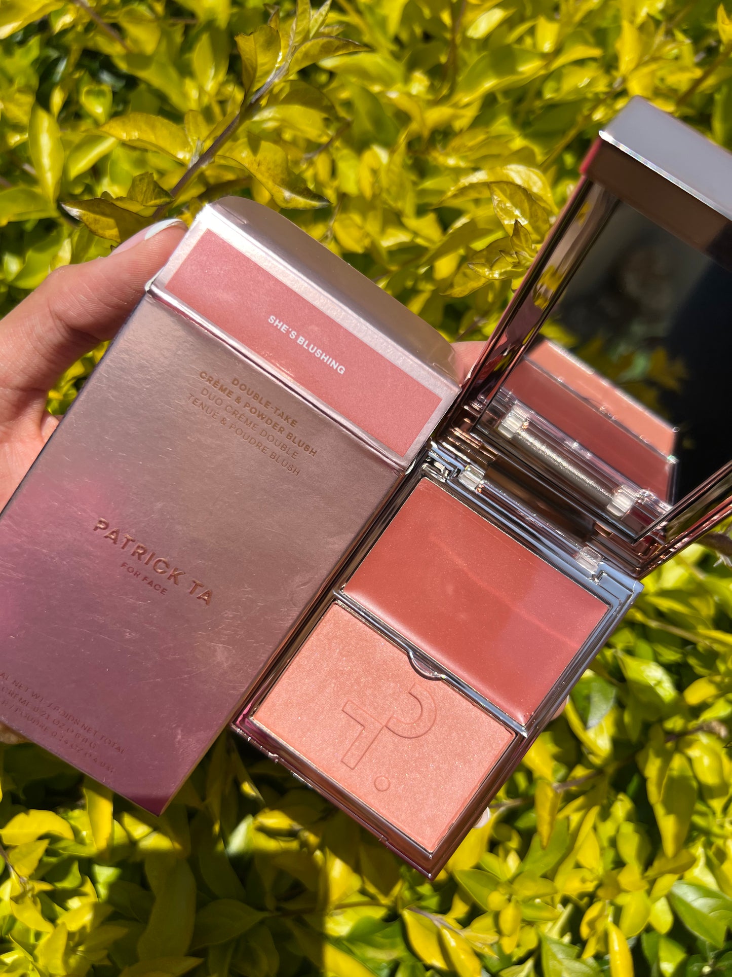 Double Take Crème & Powder Blush Patrick Ta SHE’S BLUSHING