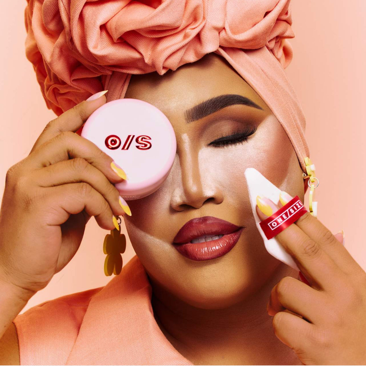ONE/SIZE by Patrick Starrr Ultimate Blurring Setting Powder ULTRA PEACH