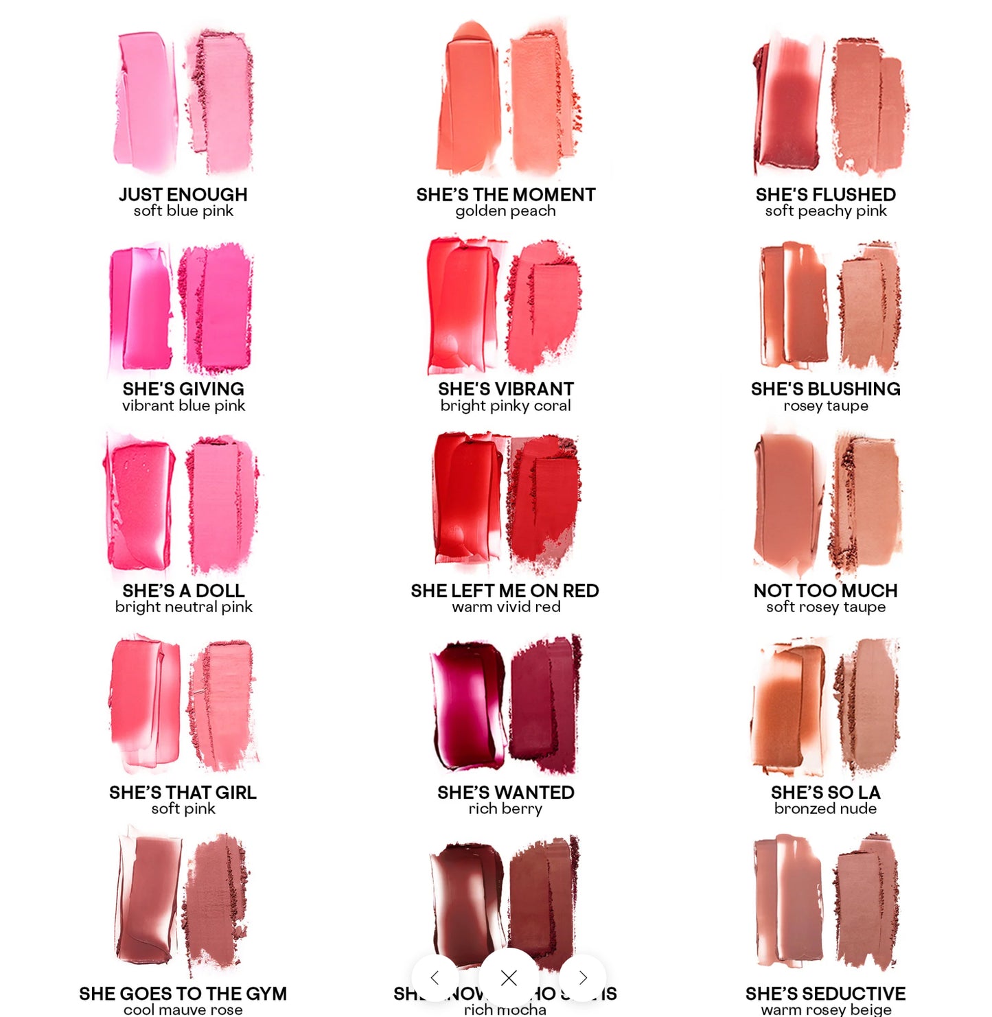 Double Take Crème & Powder Blush Patrick Ta SHE’S GIVING