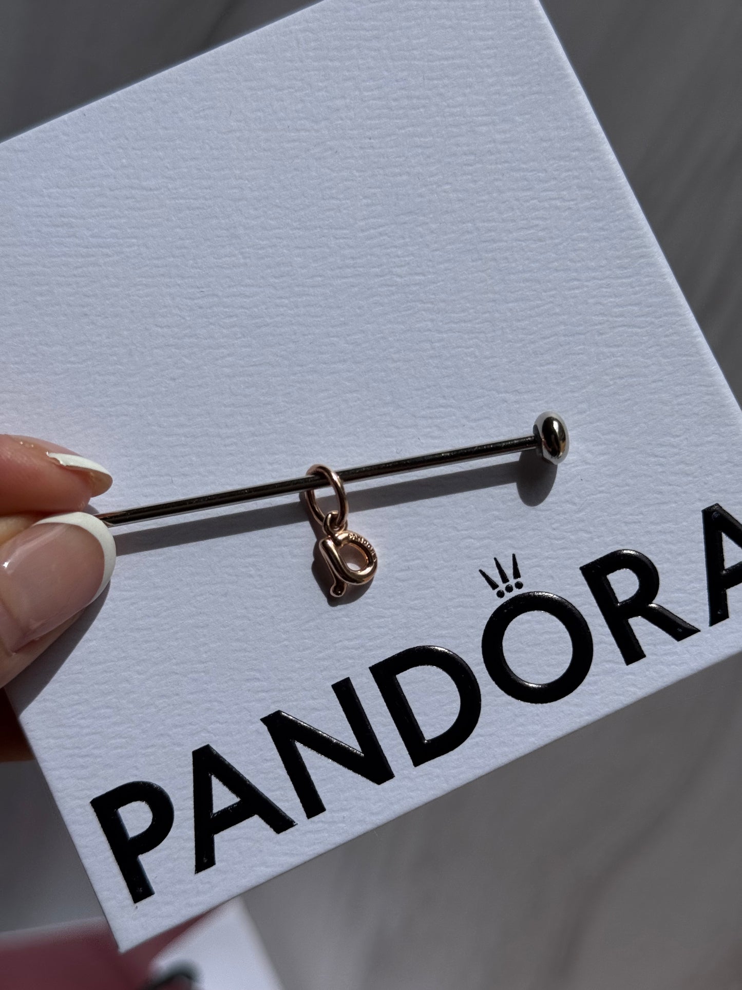 Letter A Script Alphabet Dangle Charm