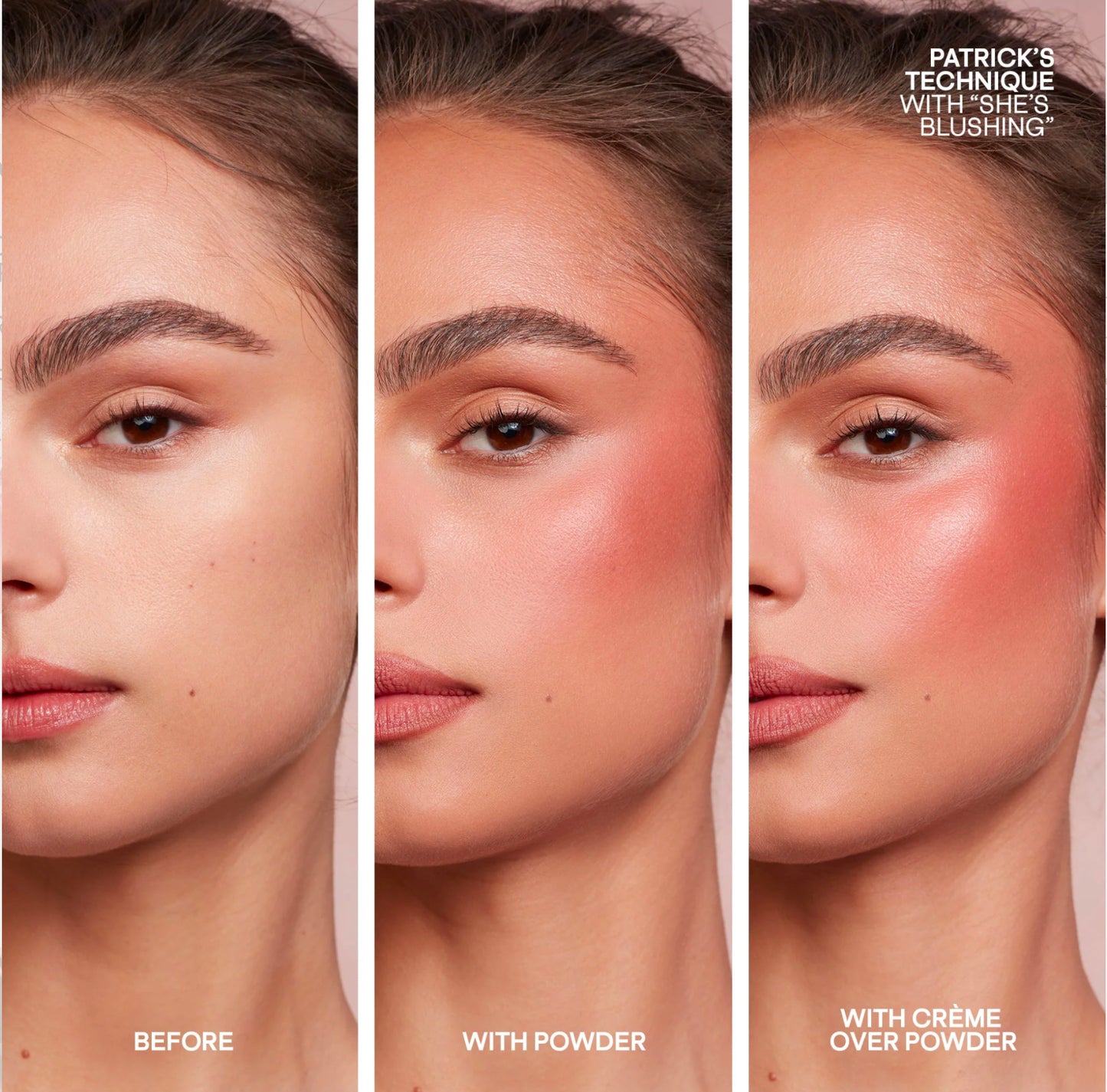 Major Headlines Double-Take Crème & Powder Blush Duo - She Goes to the gym- Patrick Ta