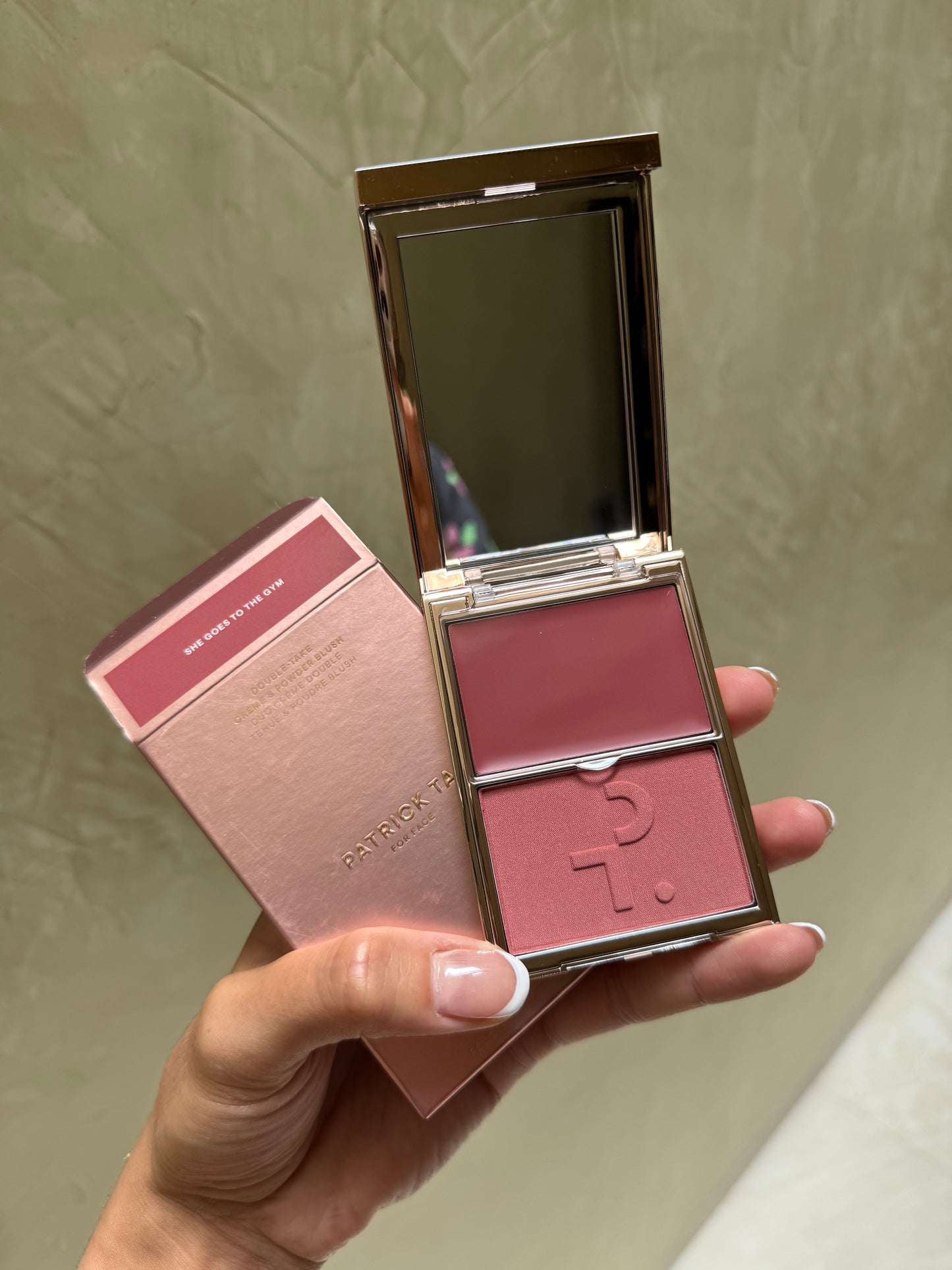 Major Headlines Double-Take Crème & Powder Blush Duo - She Goes to the gym- Patrick Ta