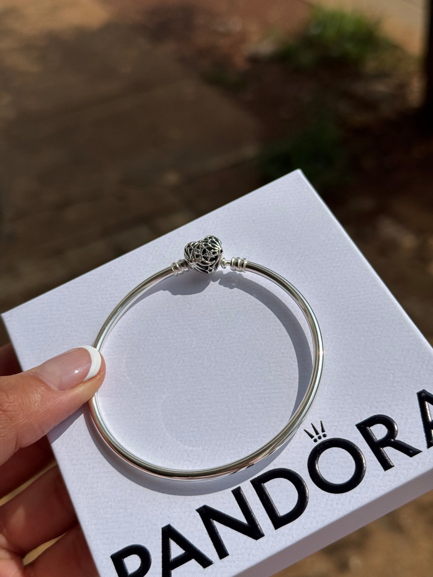 Brazalete Rígido PANDORA Plata 18cm- 19cm