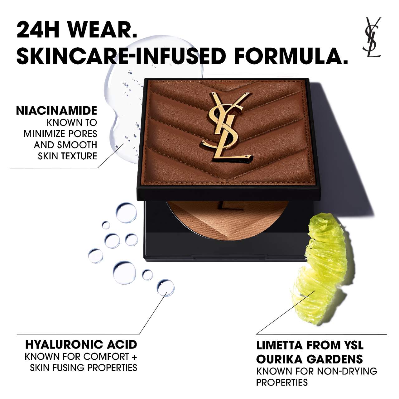 Yves Saint Laurent All Hours 24H Hyper Sunkissed Glow Bronzer TONO-04 Warm Sandalwood