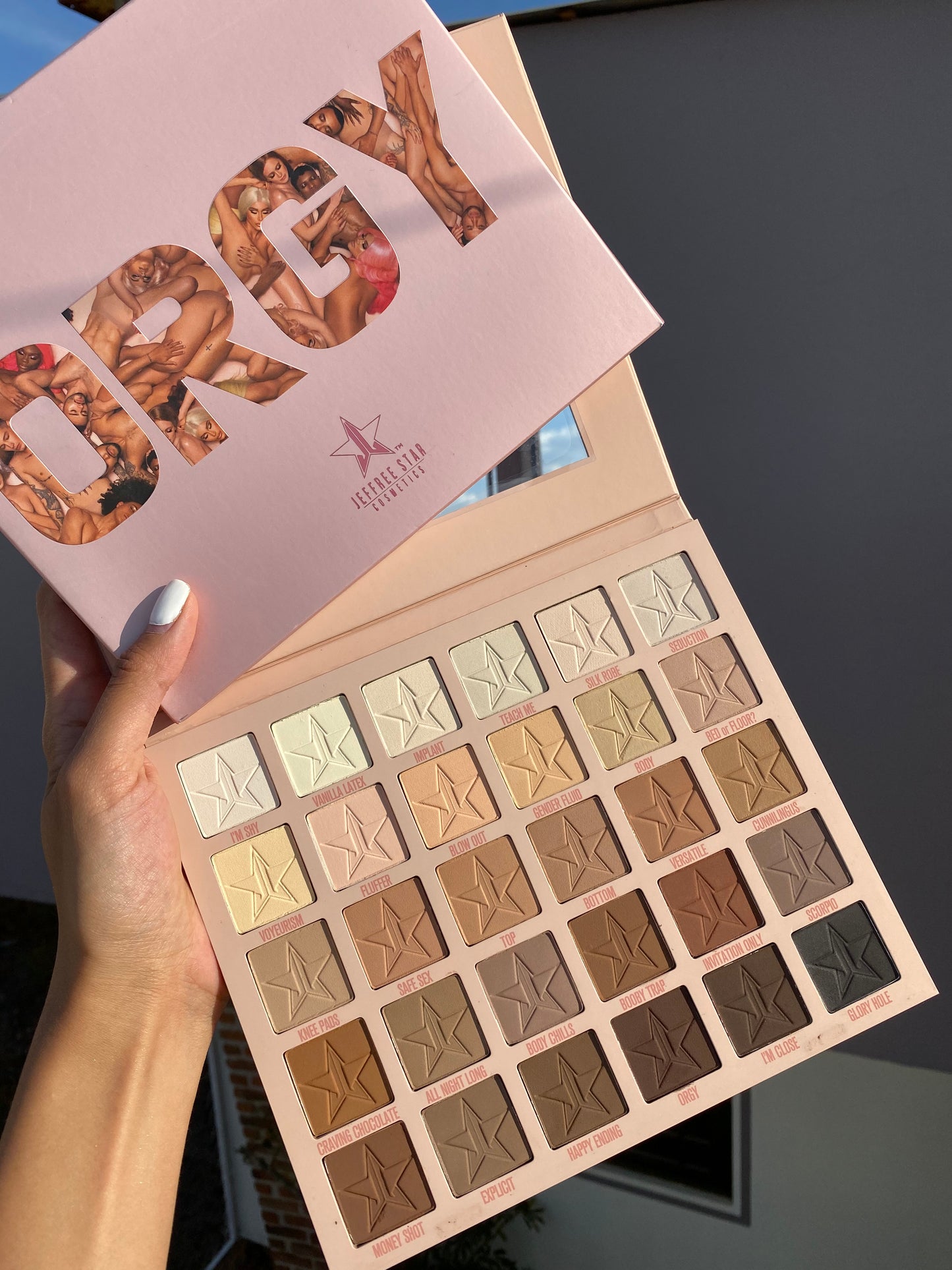 Orgy palette Jeffree Star