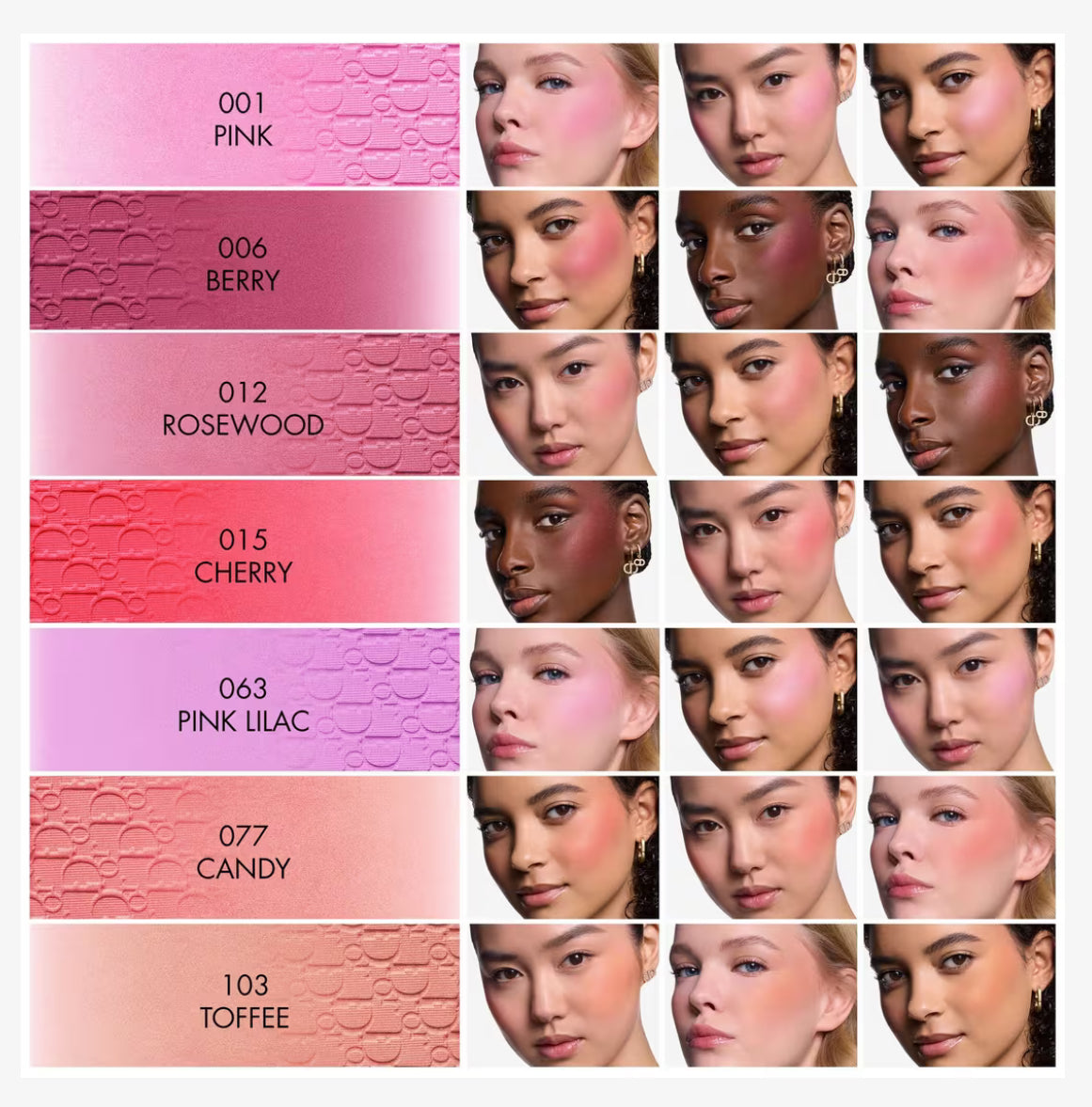Backstage Rosy Glow Blush Tono- 012 Rosewood