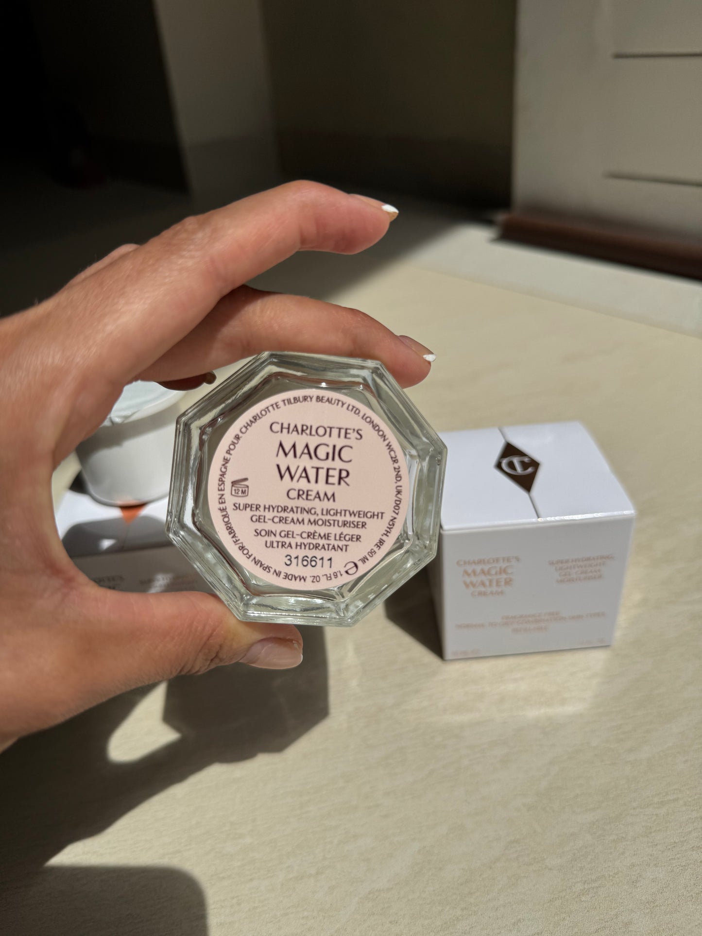 Charlotte Tilbury Magic Water Cream Refillable Gel Moisturizer with Niacinamide