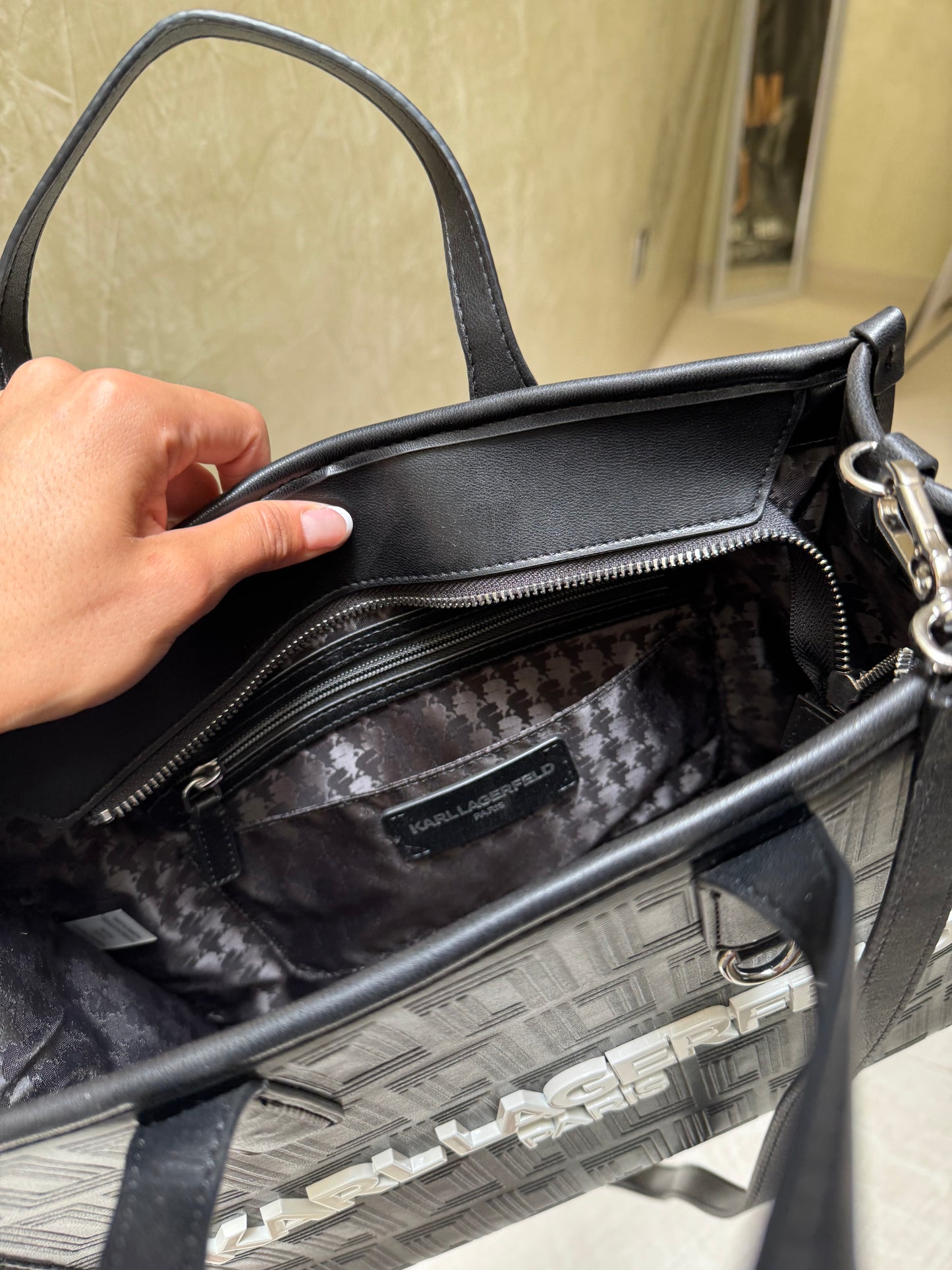Tote Bag Karl Lagerfeld Negra