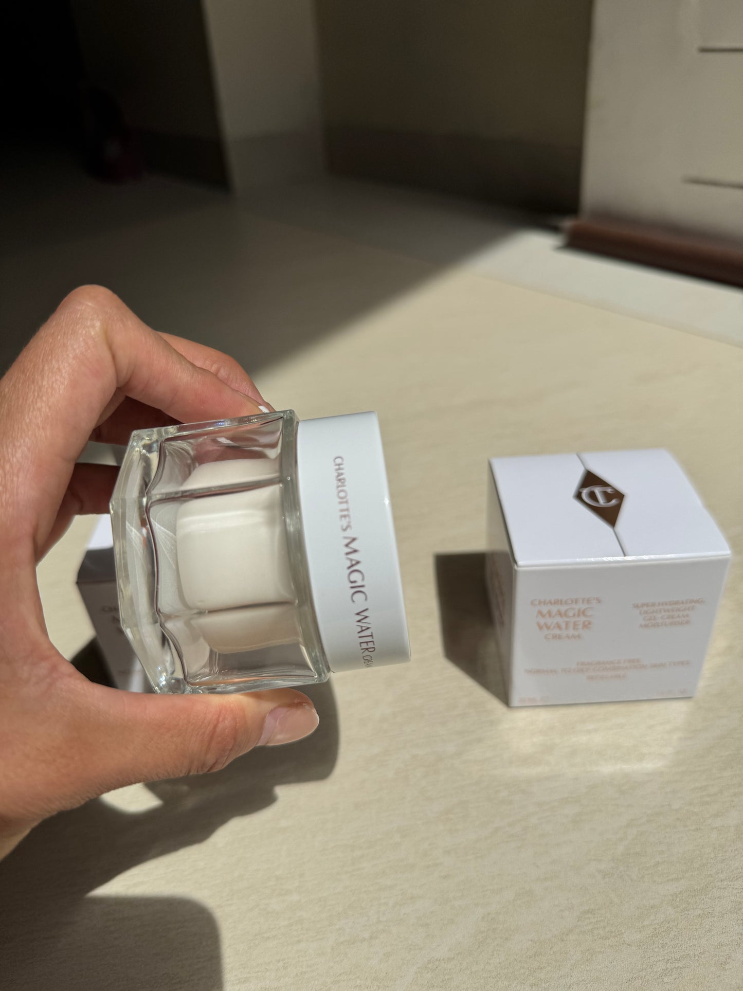 Charlotte Tilbury Magic Water Cream Refillable Gel Moisturizer with Niacinamide