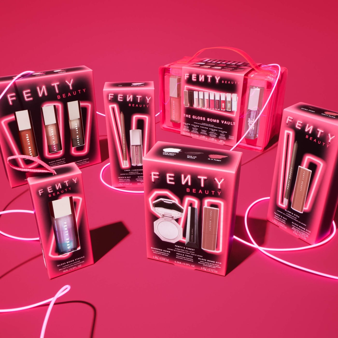 Fenty Beauty by Rihanna Glossy Posse VIII 3-Piece Lip Luminizer Set
