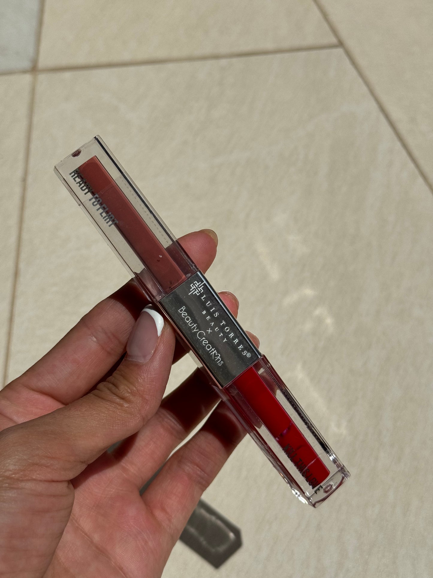 Labial Doble Liquido Matte Larga Duración LUIS TORRES X Beauty Creations